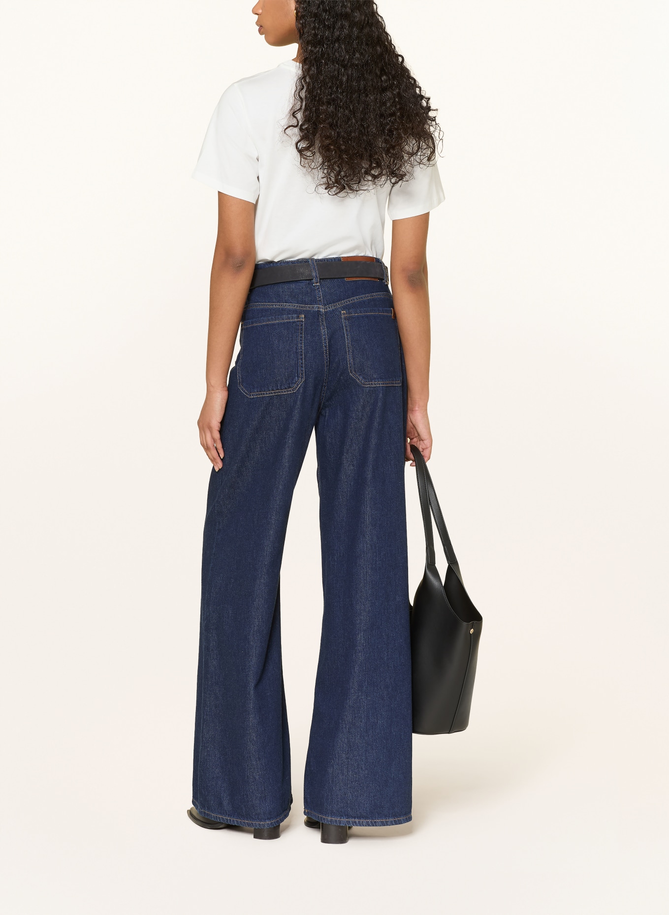 WEEKEND Max Mara Tričko TENUE: BÍLÁ / ČERNÁ