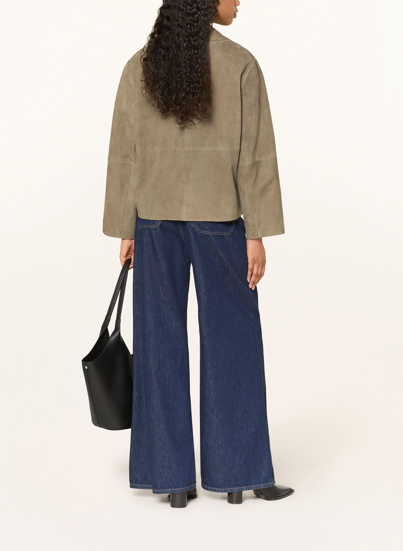 WEEKEND Max Mara Lederjacke PALCHI: HELLBRAUN