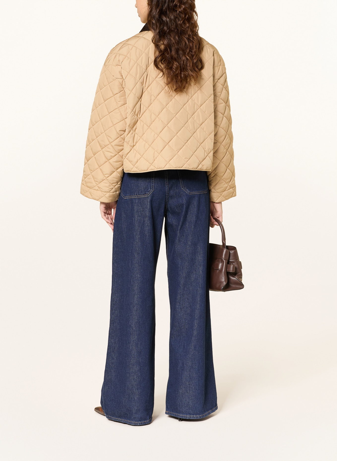 WEEKEND Max Mara Prošívaná bunda KAKI: BÉŽOVÁ