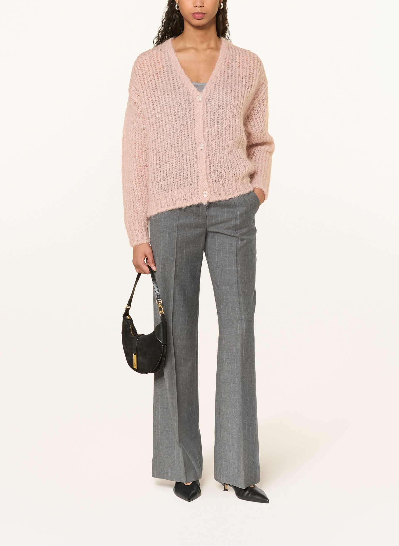 WEEKEND Max Mara Svetr DANZA z mohéru: STARORŮŽOVÁ