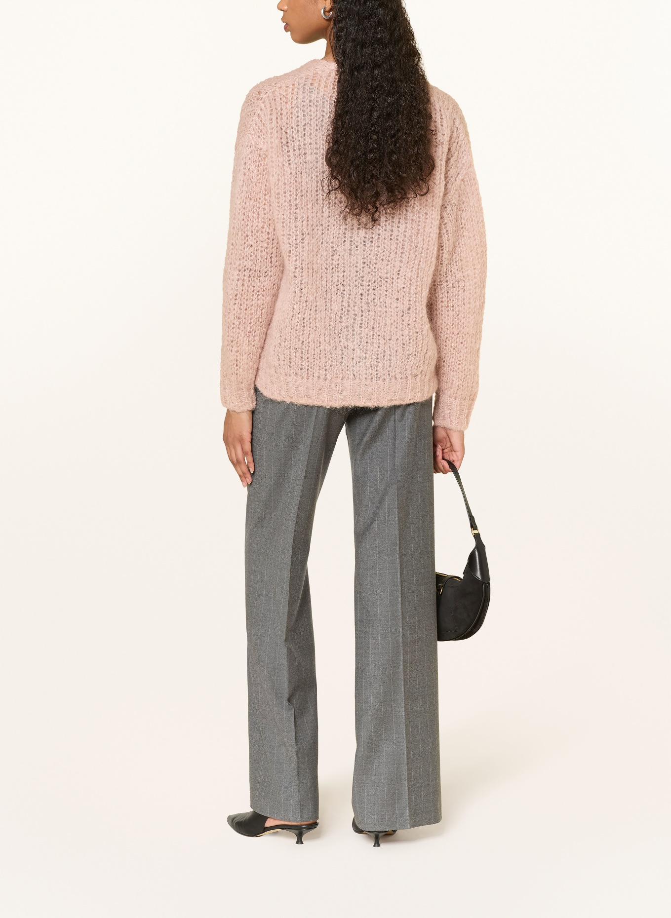 WEEKEND Max Mara Svetr DANZA z mohéru: STARORŮŽOVÁ