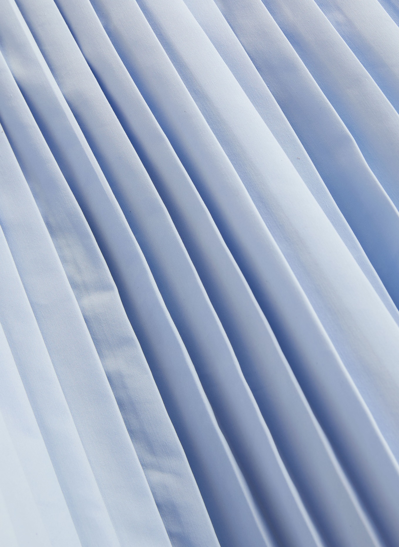 SPORTMAX Hemdbluse CEPPO mit Plissees: HELLBLAU