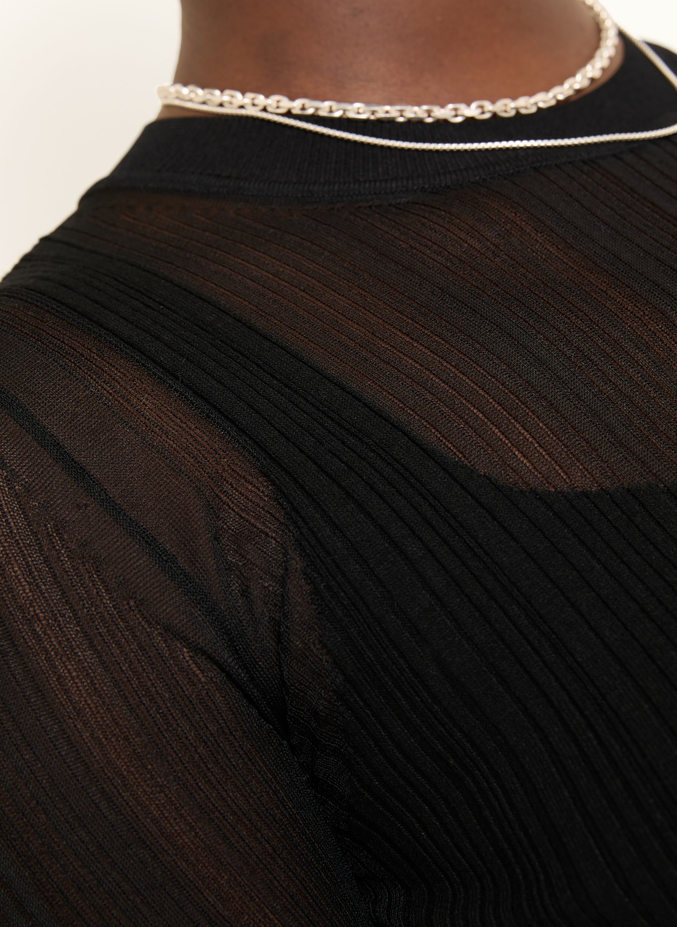 SPORTMAX Longsleeve BUONO: SCHWARZ