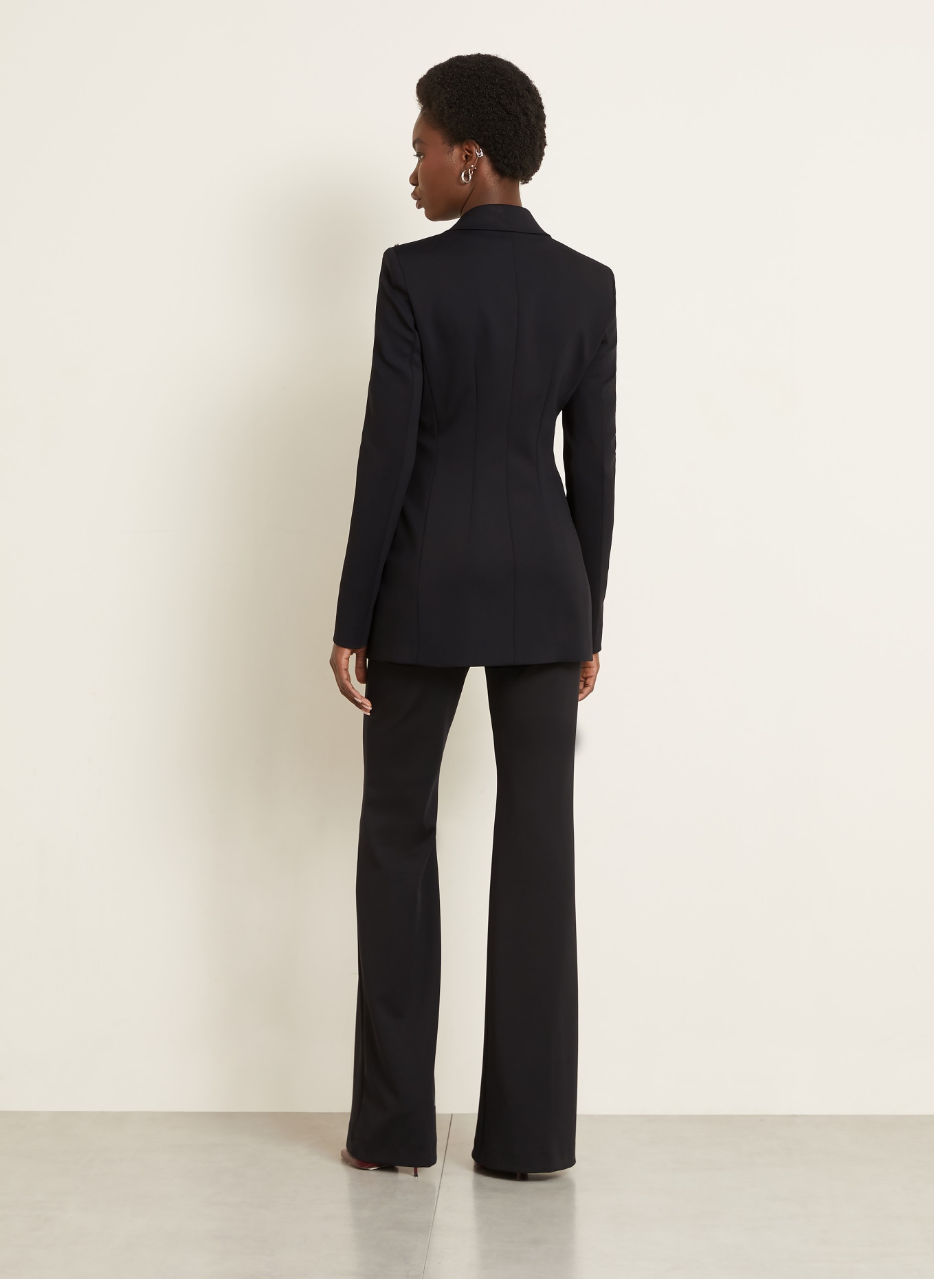SPORTMAX Jerseyblazer: SCHWARZ