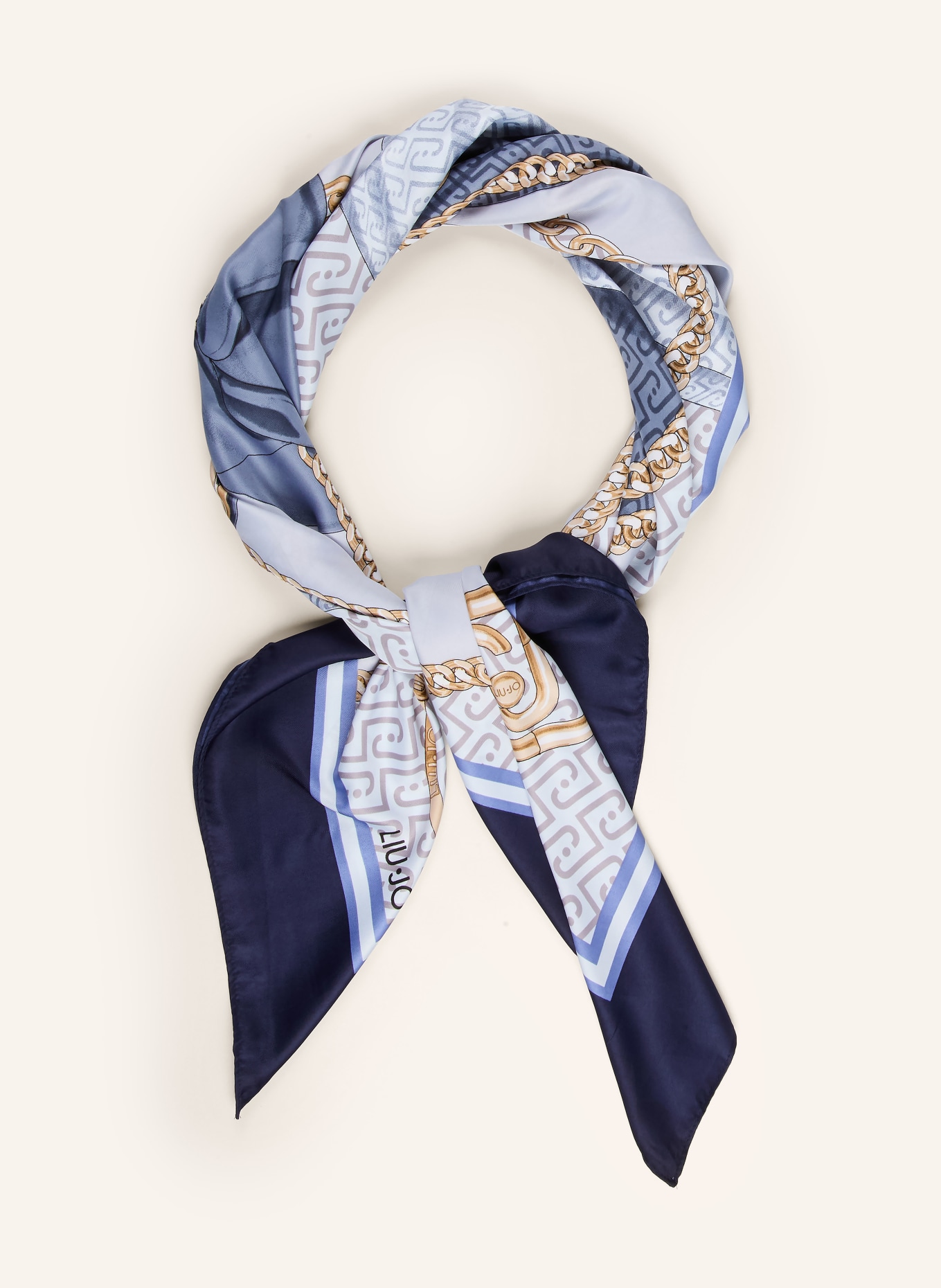 LIU JO tissu: BLEU FONCÉ / BEIGE / BLANC