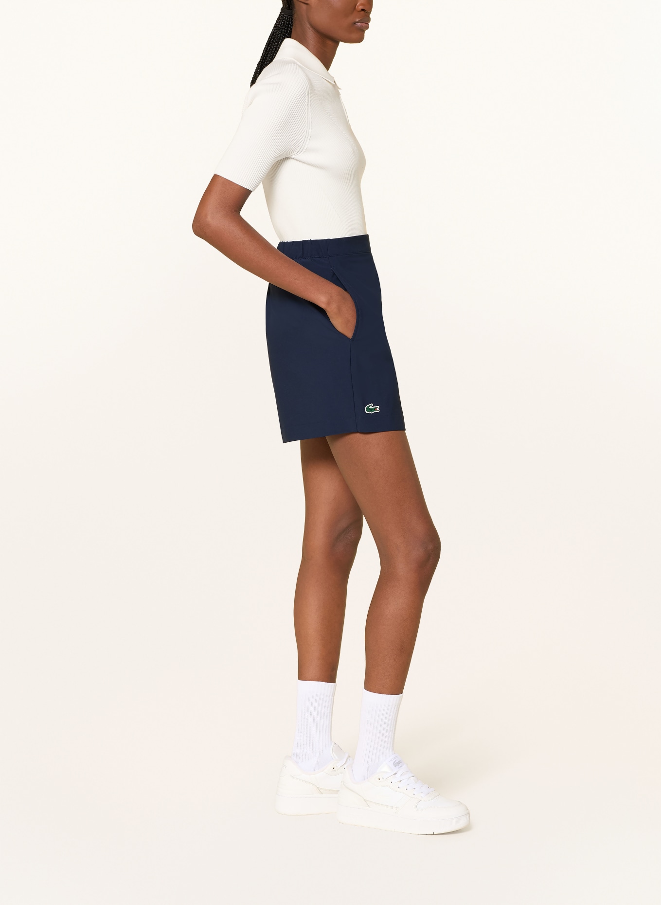 LACOSTE jupe de golf: BLEU FONCÉ