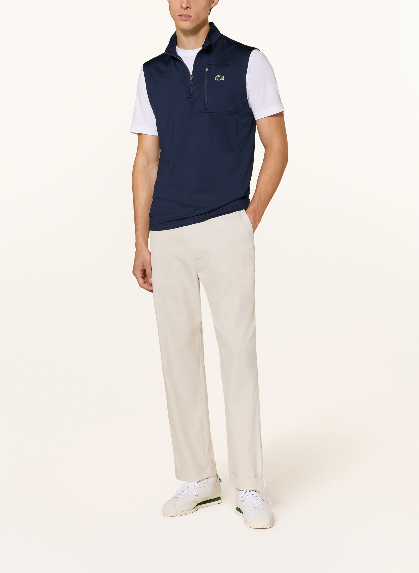LACOSTE Funktionsweste: DUNKELBLAU
