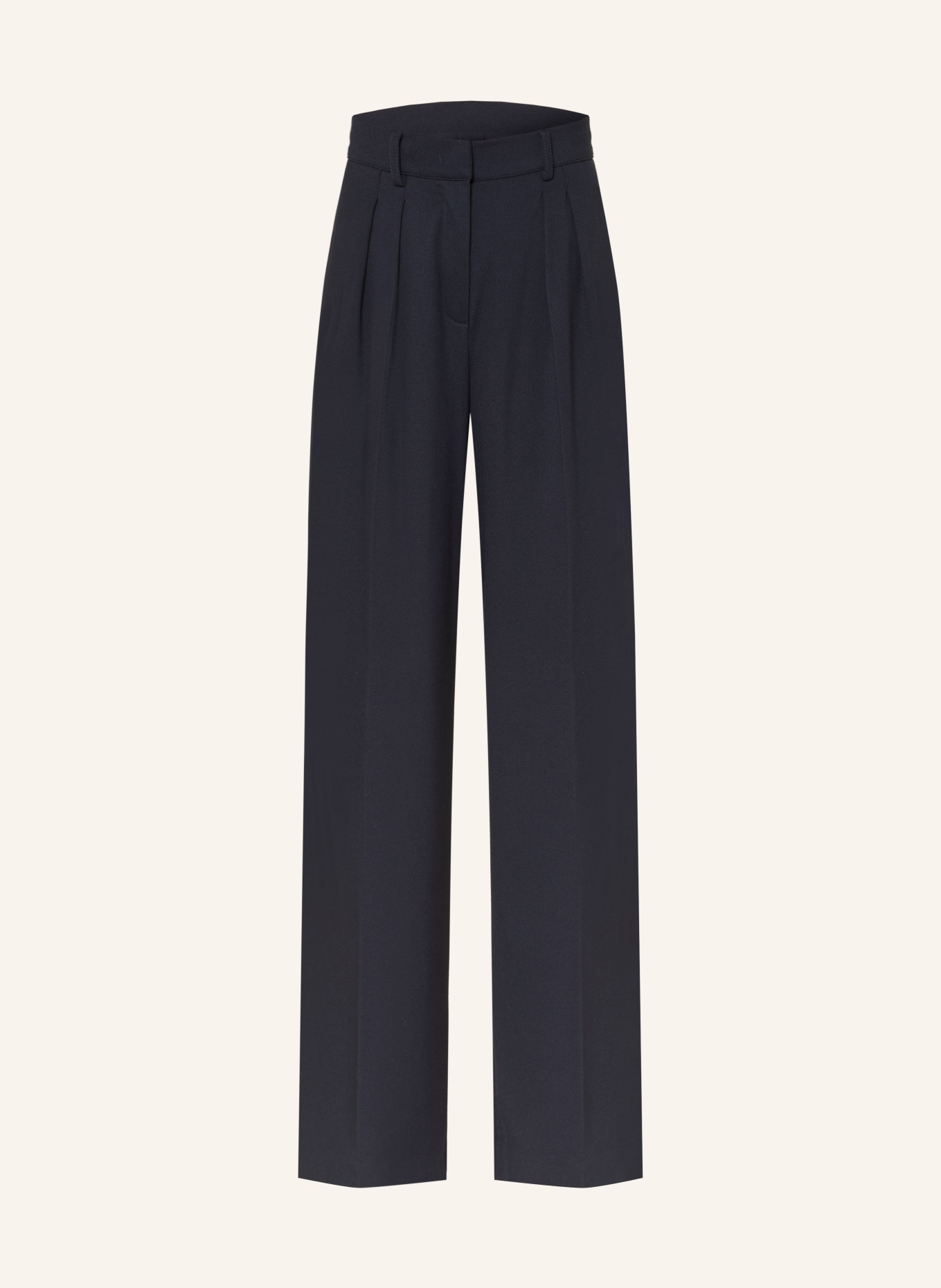 MM by Max Mara Kalhoty Marlene GINNICO: TMAVĚ MODRÁ