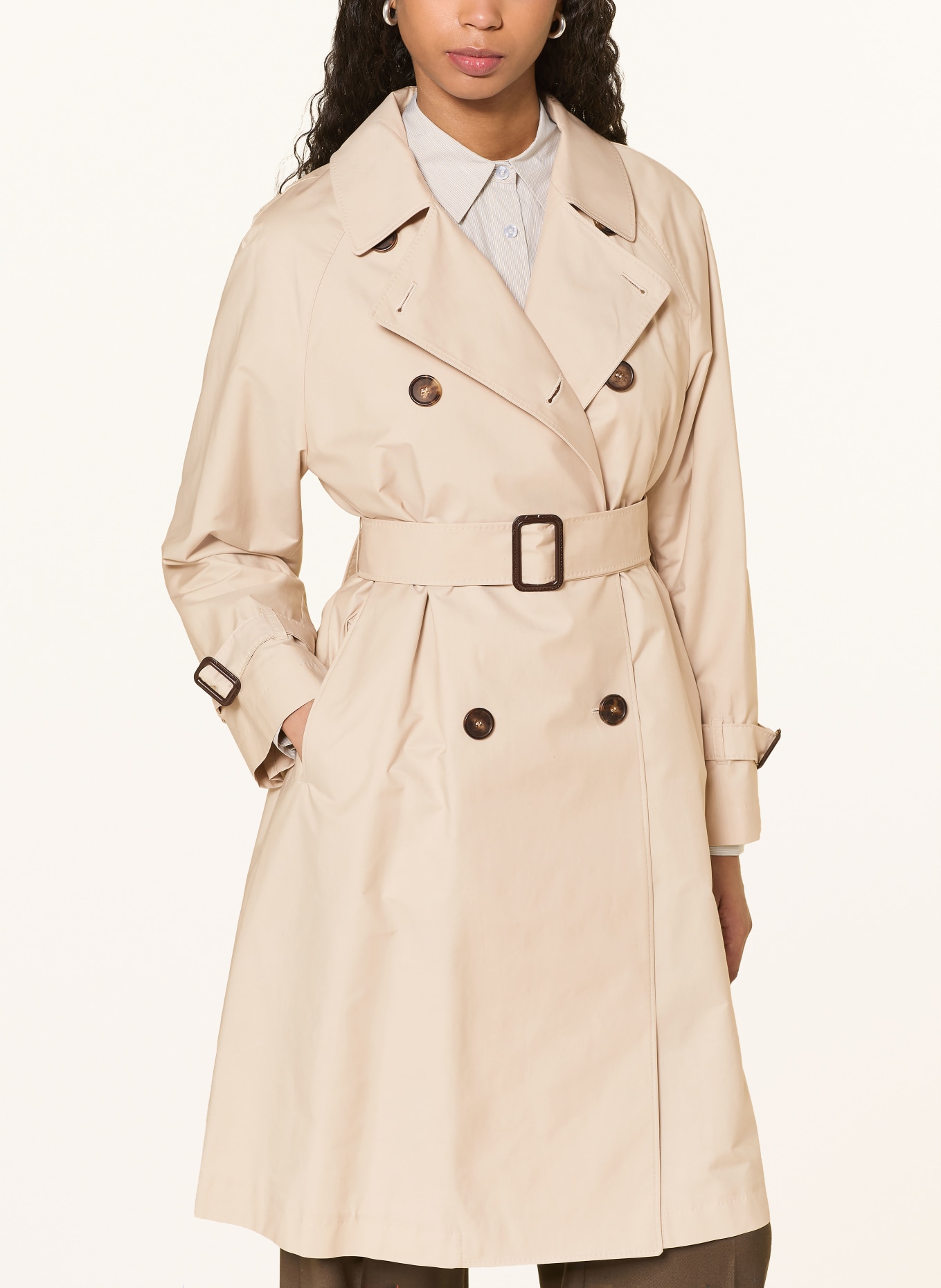 Max Mara The Cube Trenchcoat TRENCH: ECRU