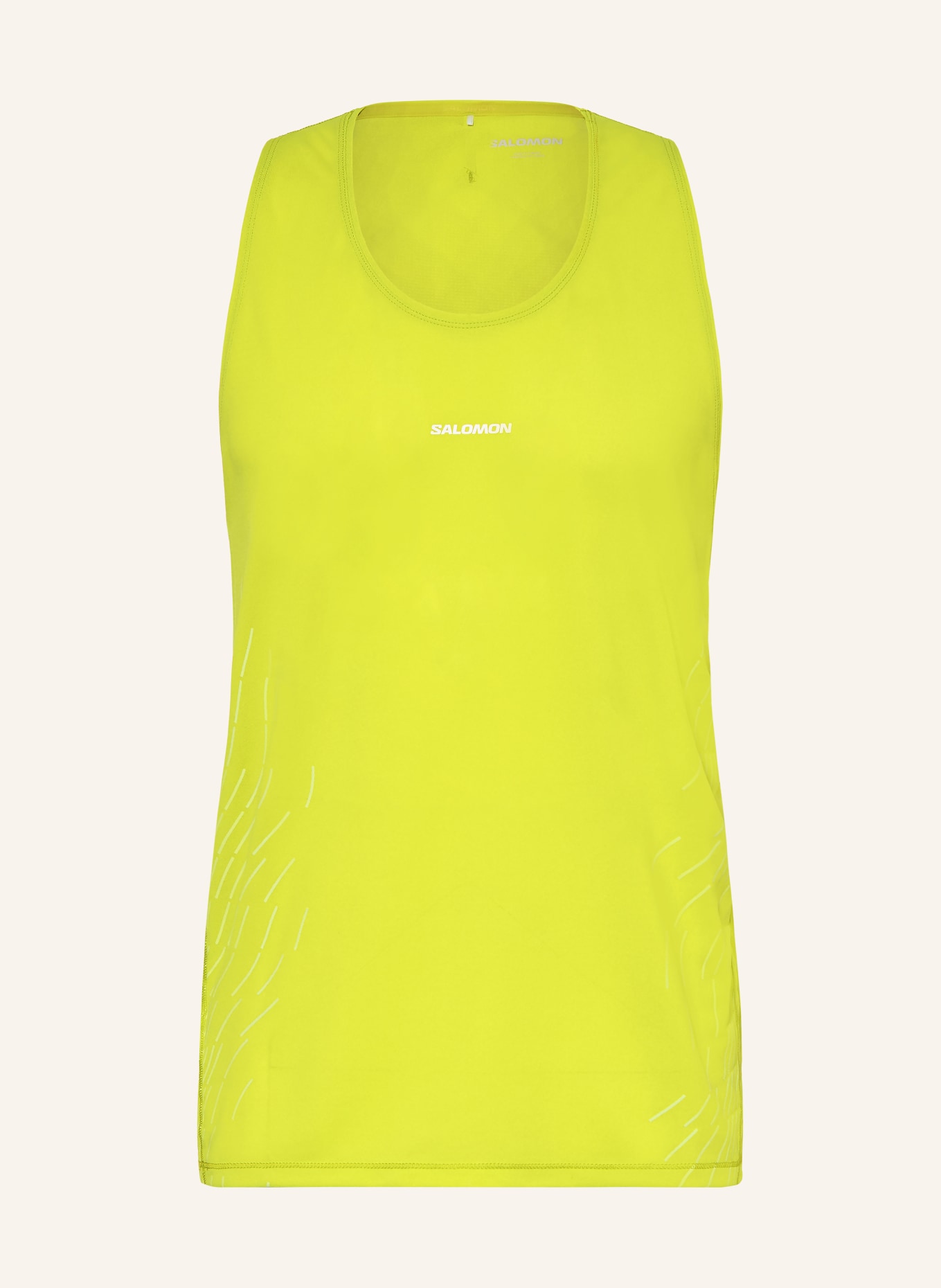 SALOMON Bluza do biegania SENSE AERO: JASKRAWY ŻÓŁTY