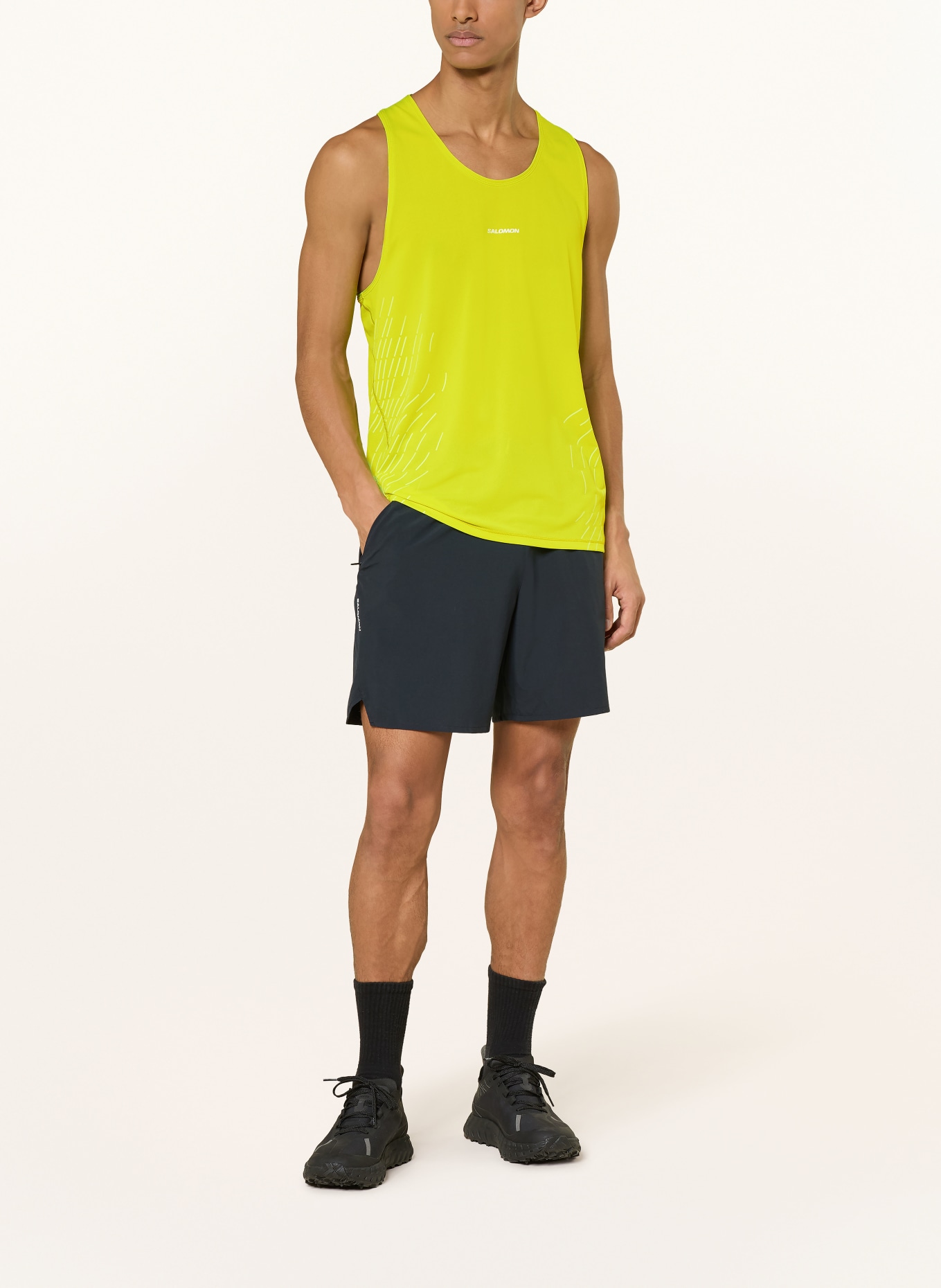 SALOMON Bluza do biegania SENSE AERO: JASKRAWY ŻÓŁTY