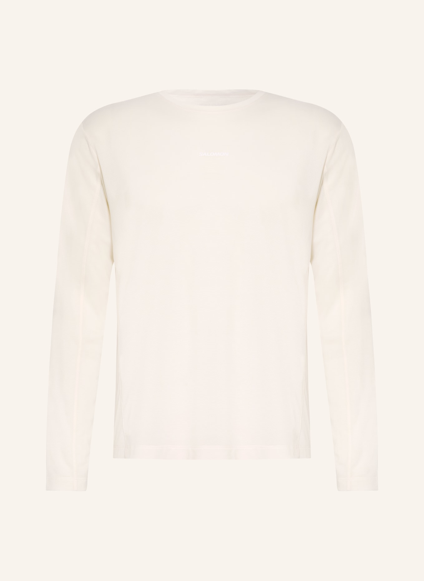 SALOMON SHAKEOUT CORE running shirt: WHITE