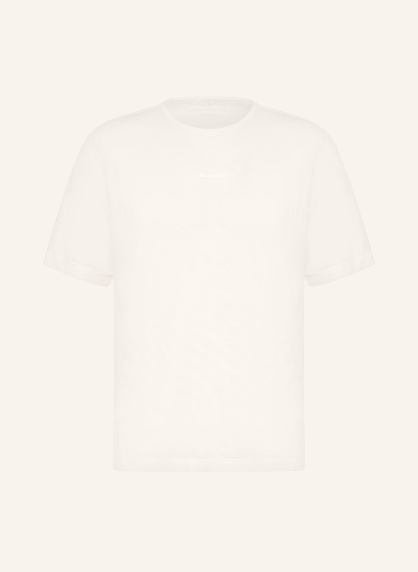 SALOMON SHAKEOUT CORE running shirt: WHITE