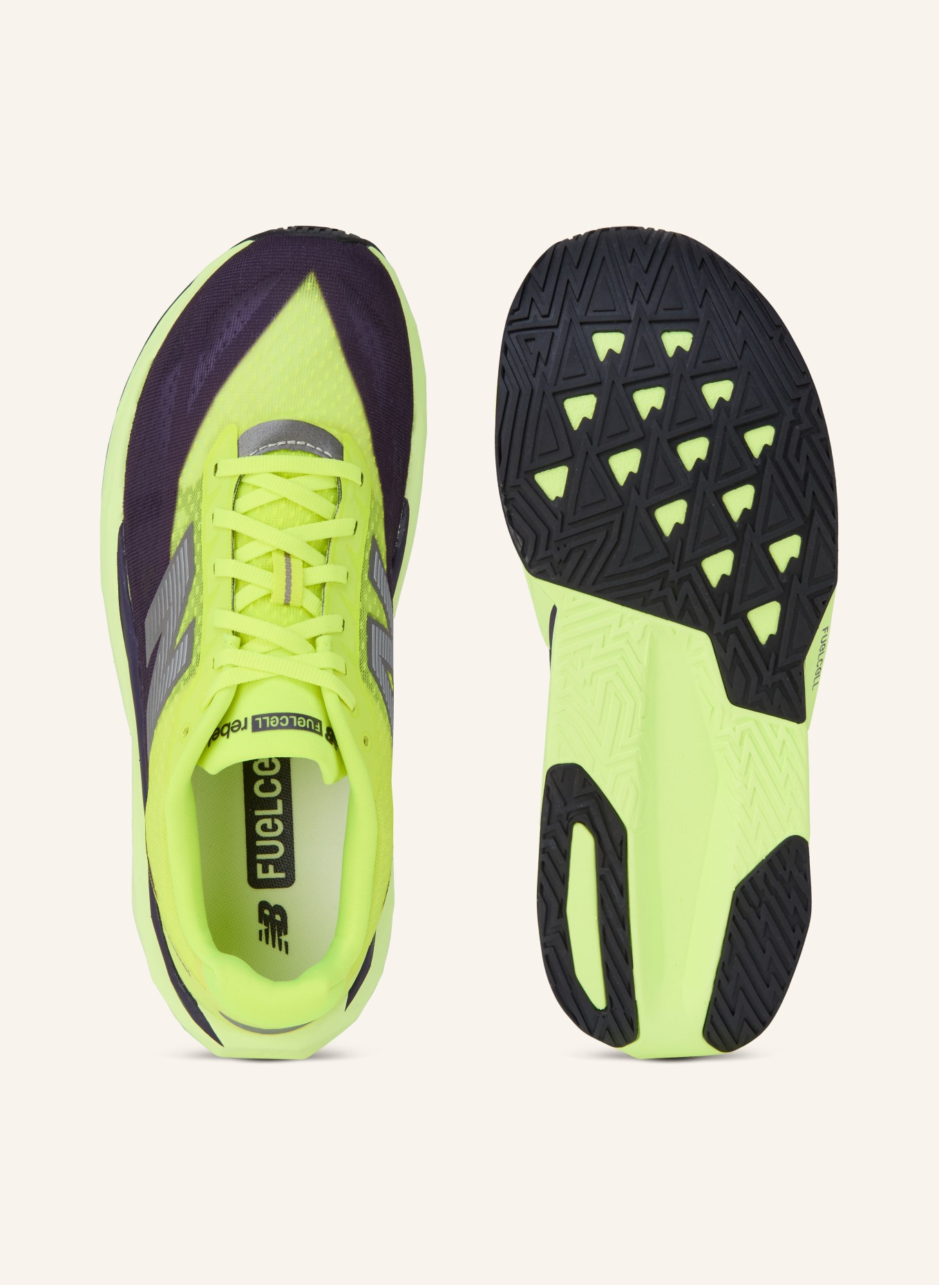 new balance Laufschuhe FUELCELL REBEL: NEONGRÜN / SCHWARZ