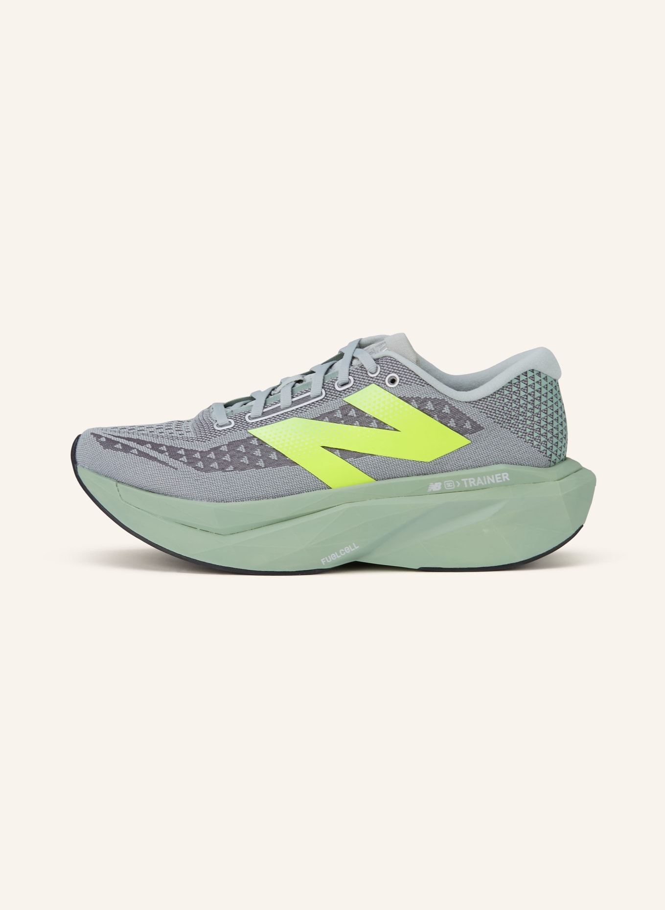 new balance Laufschuhe FUELCELL SUPERCOMP TRAINER V3: HELLGRÜN / GRAU / NEONGRÜN