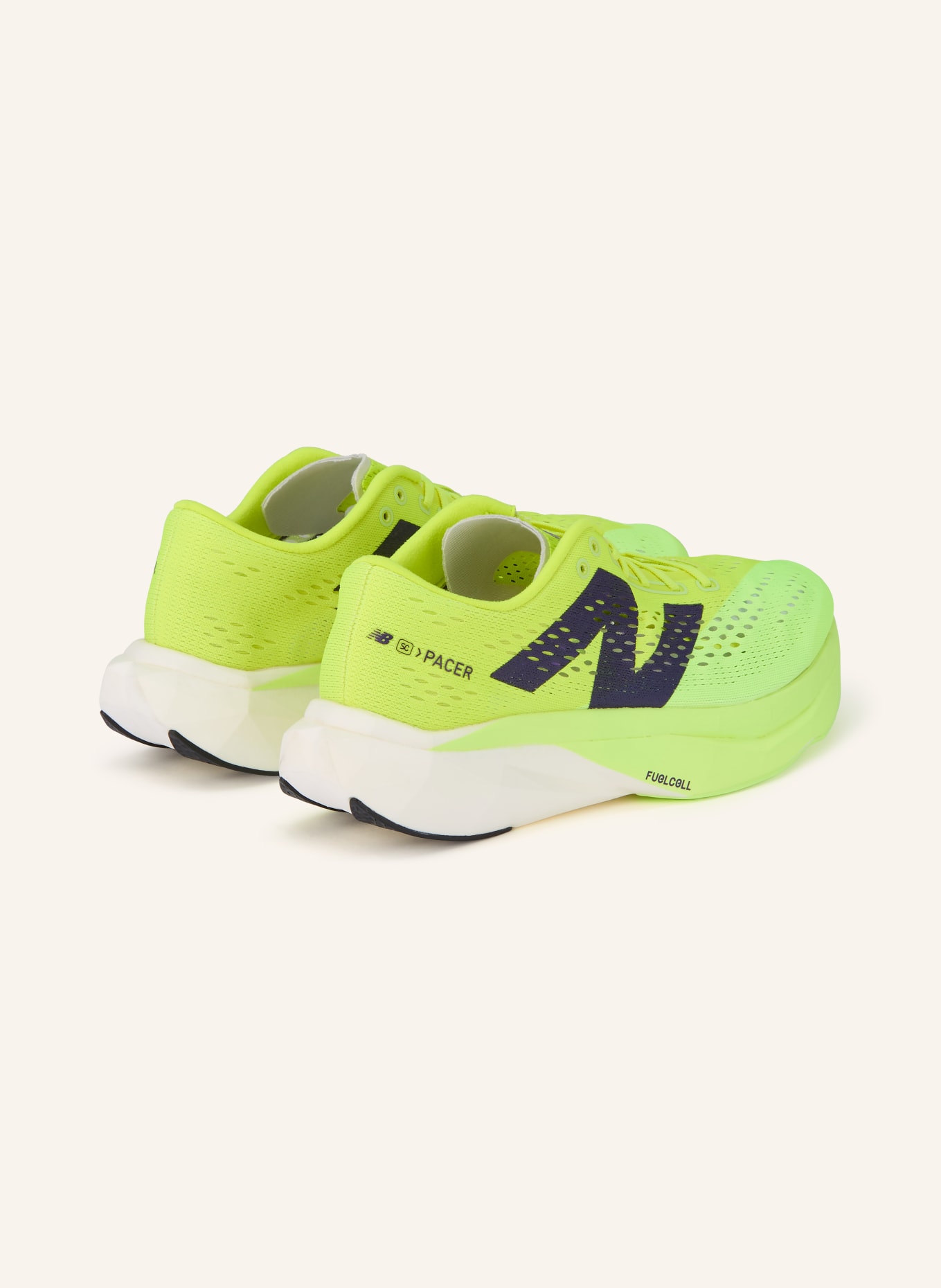 new balance Laufschuhe FUELCELL SUPERCOMP PACER V2: NEONGRÜN / SCHWARZ