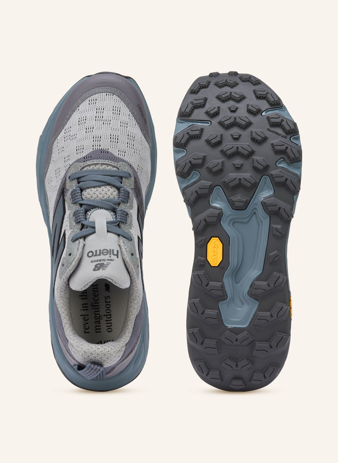 new balance Buty do biegania w terenie FRESH FOAM X HIERRO V9: SZARY / CZIEMNOSZARY / FIOLETOWY