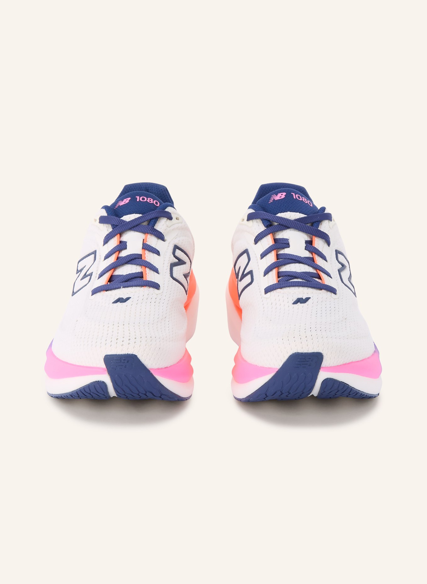 new balance Laufschuhe 1080V15: WEISS / DUNKELBLAU