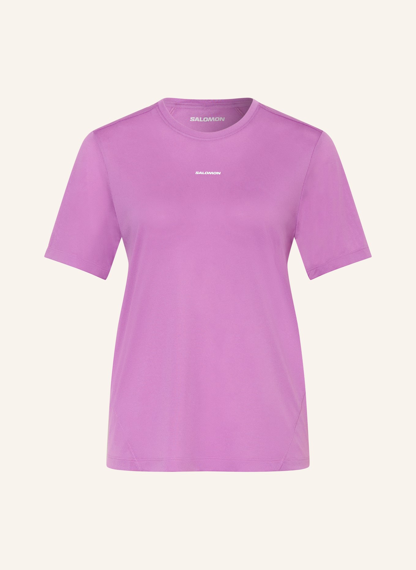 SALOMON SHAKEOUT CORE running shirt: PURPLE