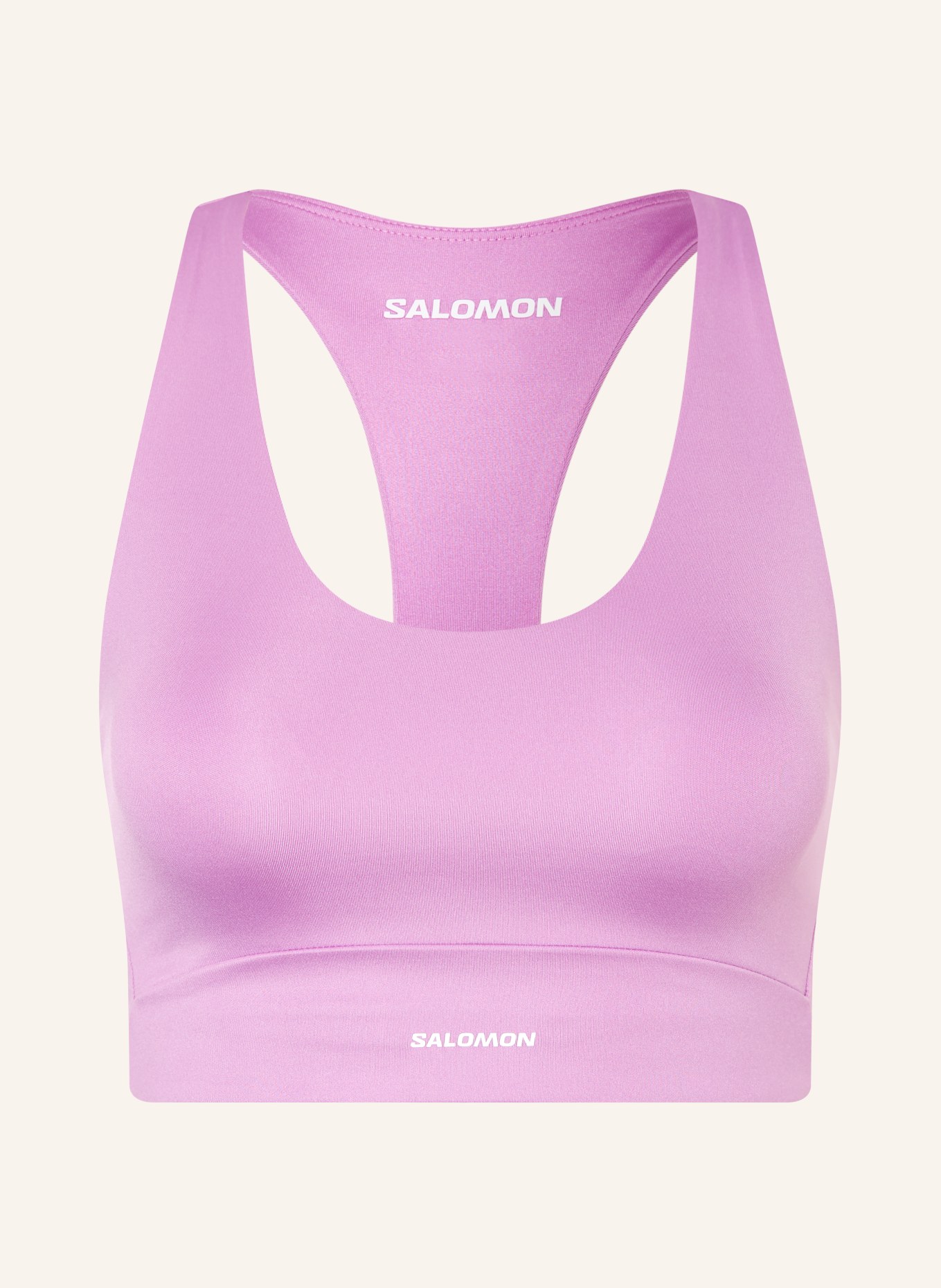 SALOMON Sportovní podprsenka SHAKEOUT CORE: SVĚTLE FIALOVÁ