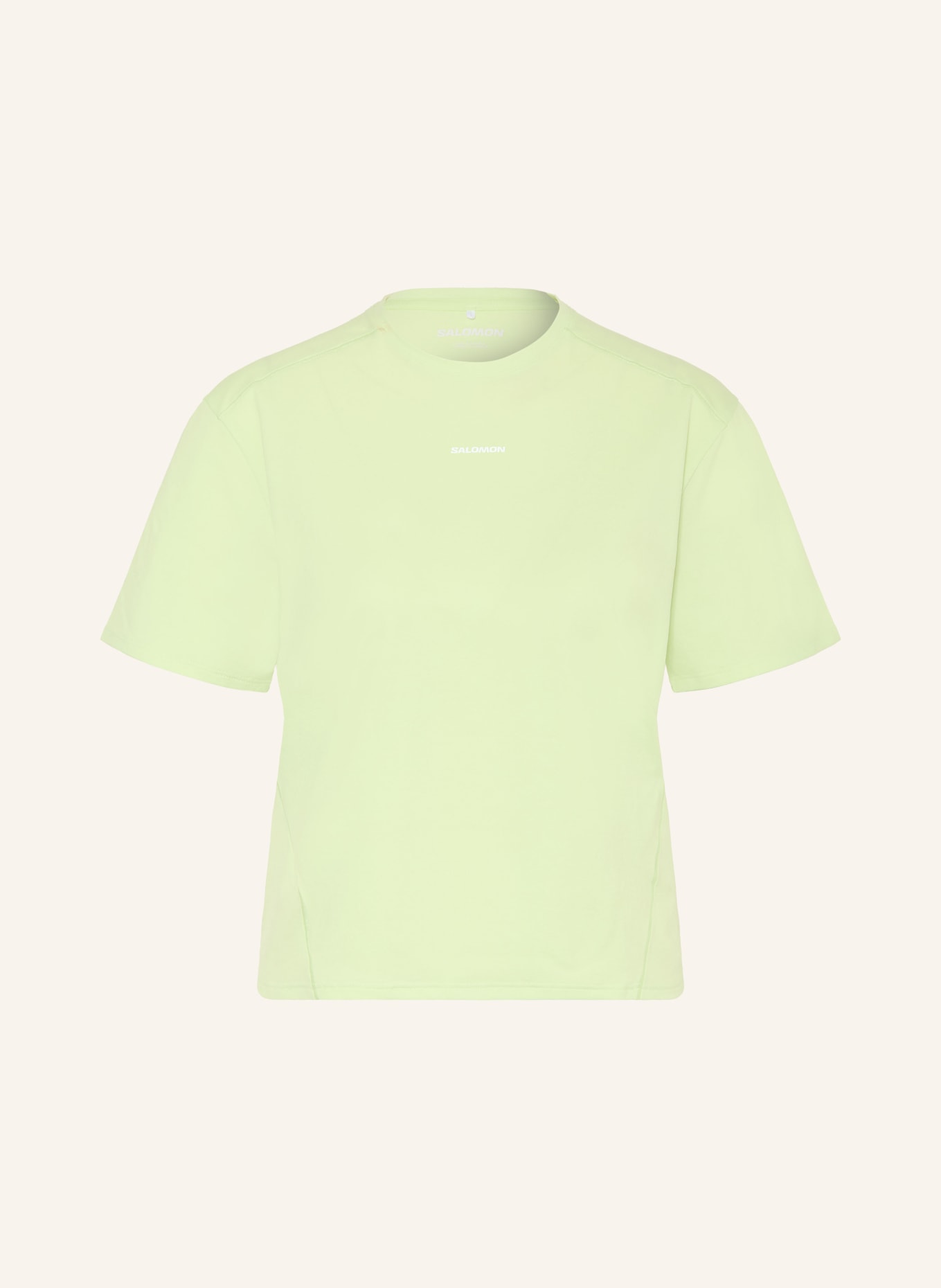 SALOMON Běžecké tričko TRACKLINE: SVĚTLE ZELENÁ