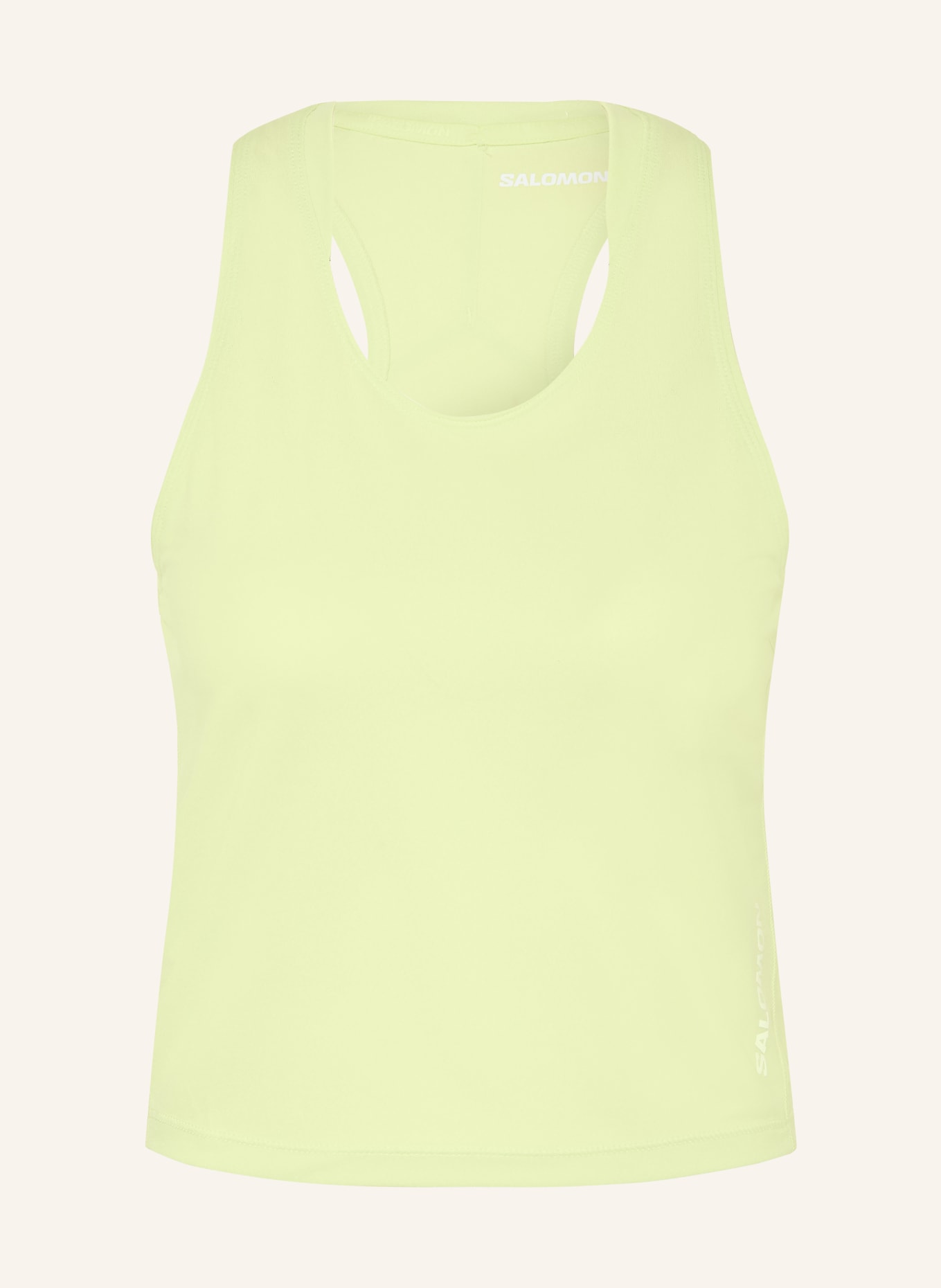 SALOMON Běžecký top SENSE AERO: SVĚTLE ZELENÁ