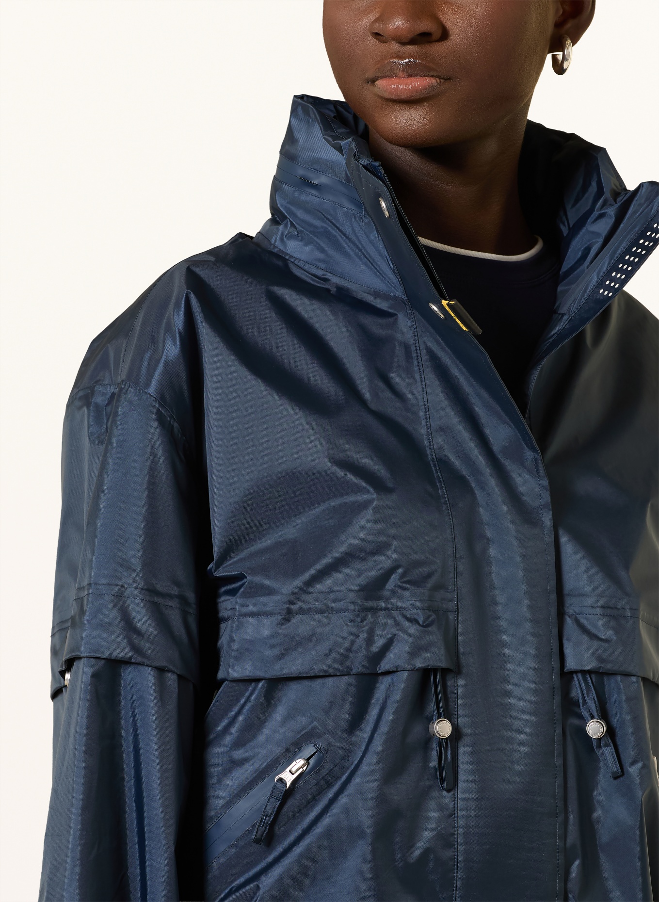 PARAJUMPERS Pláštěnka KASANE: TMAVĚ MODRÁ