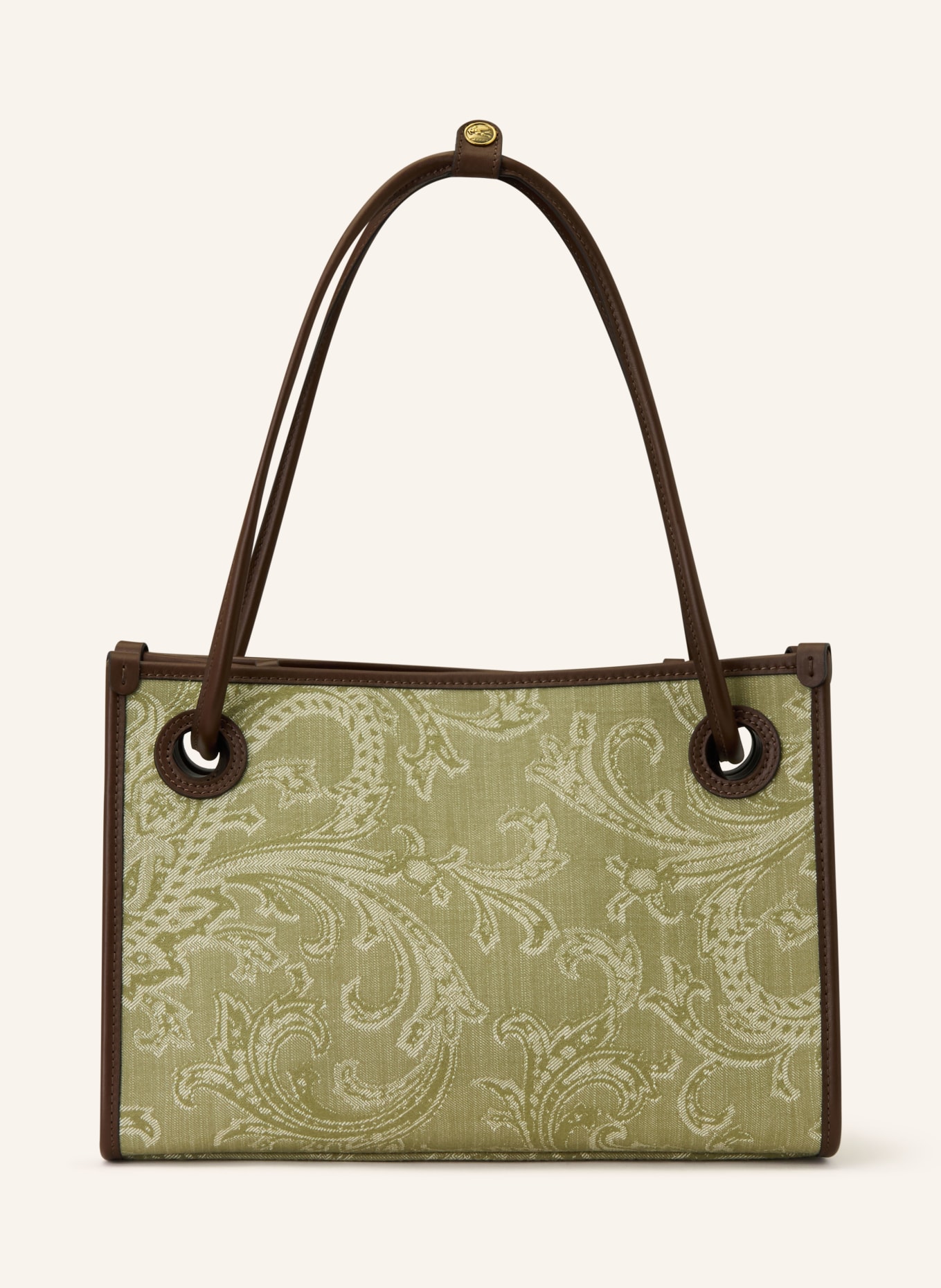 ETRO Shopper: GRÜN / BRAUN