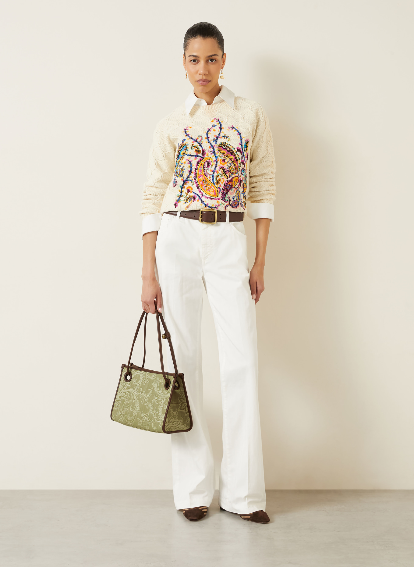 ETRO acheteur: VERT / MARRON