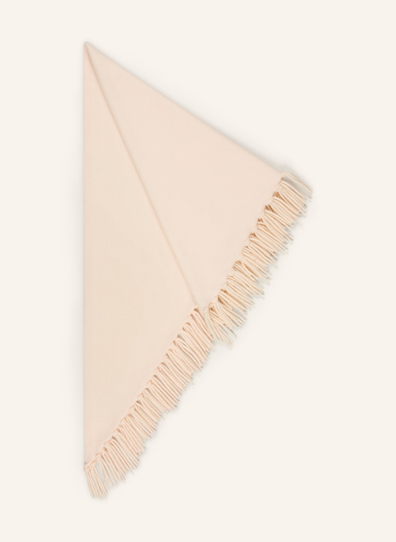 darling harbour Dreieckstuch mit Seide: OFFWHITE