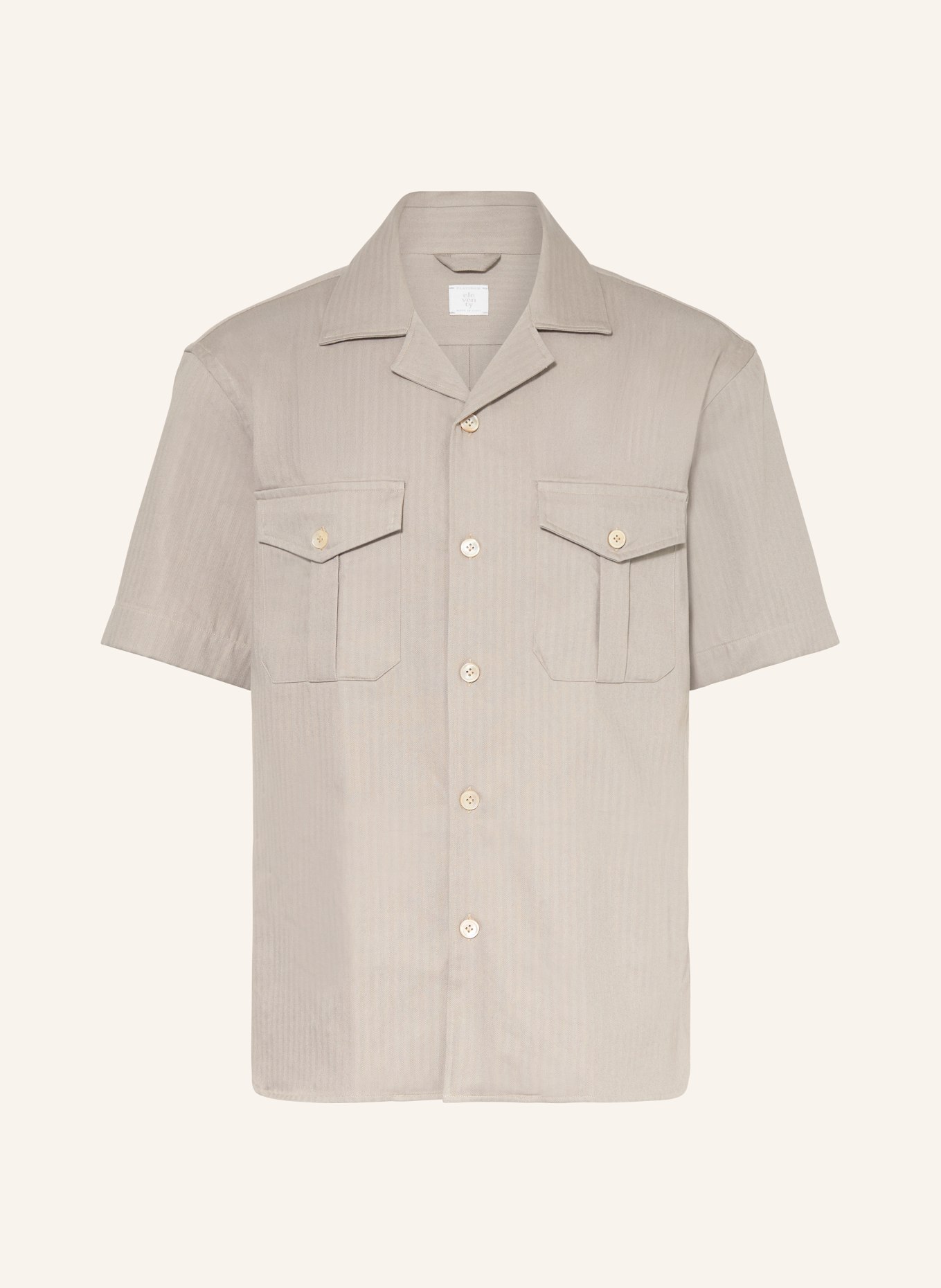eleventy Short-sleeved shirt, regular fit: GRAY