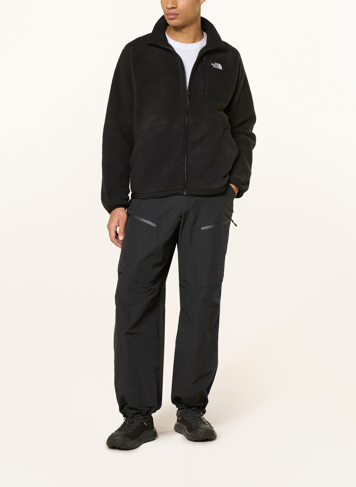 THE NORTH FACE Fleecejacke YUMIORI OFF PEAK: SCHWARZ