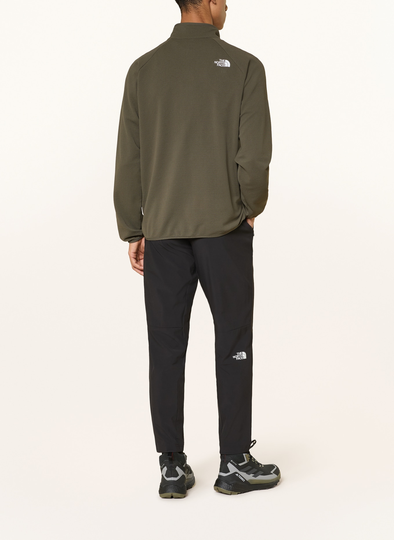 THE NORTH FACE Kurtka typu midlayer KECHA: KHAKI / BIAŁY