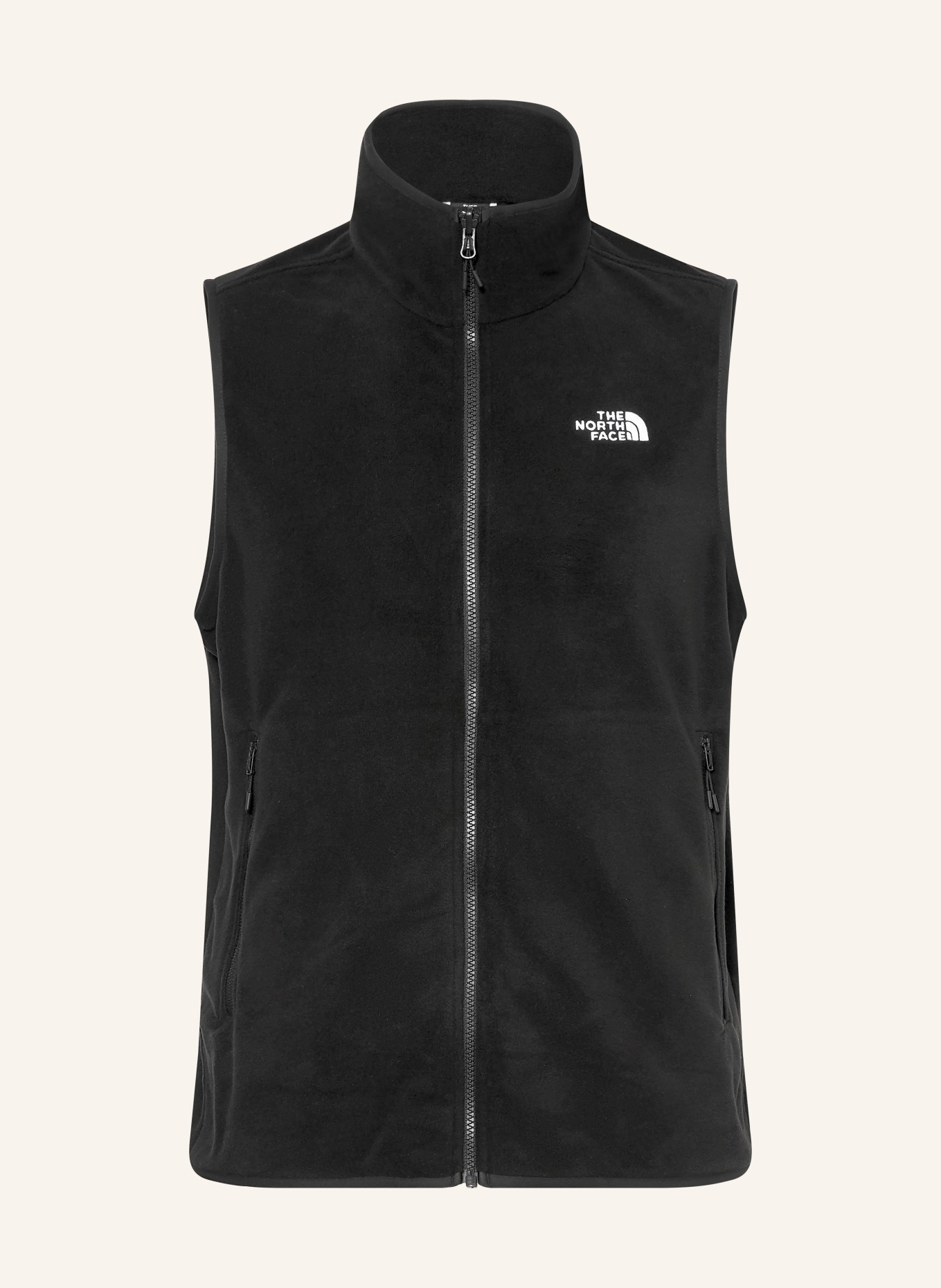 THE NORTH FACE GLACIER fleece vest: BLACK