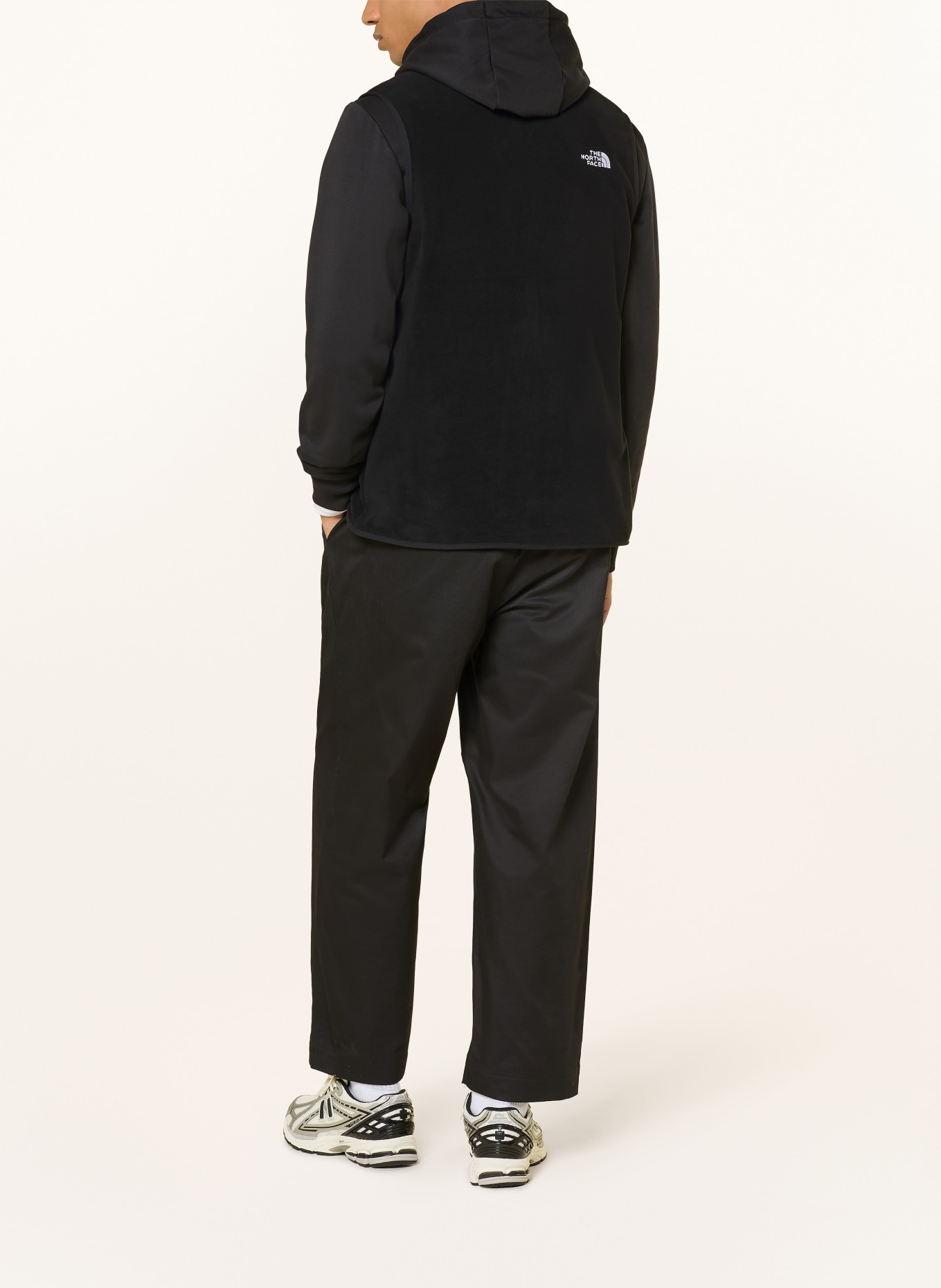 THE NORTH FACE GLACIER fleece vest: BLACK