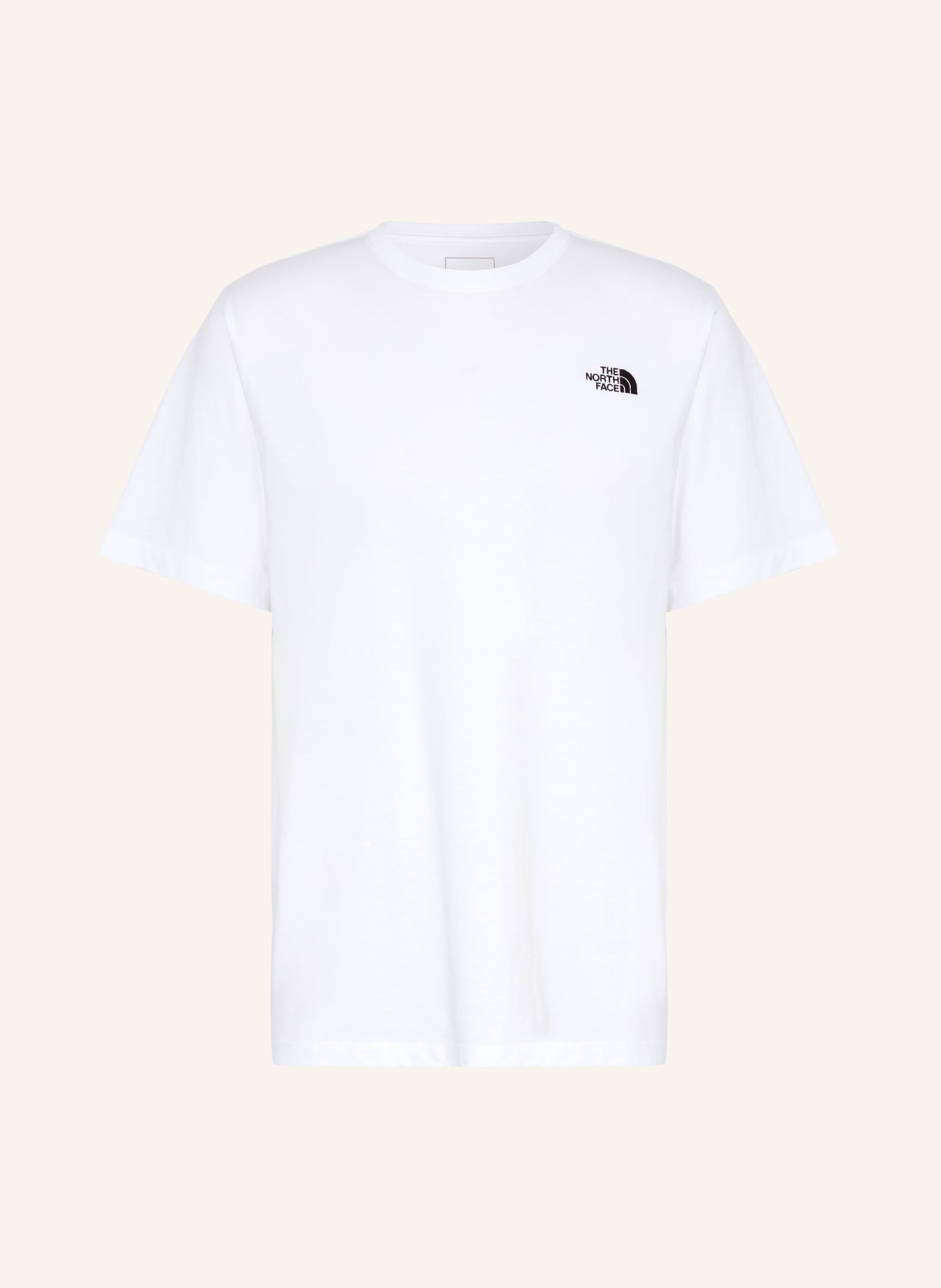 THE NORTH FACE Koszulka EVOLUTION SIMPLE DOME: BIAŁY / CZARNY