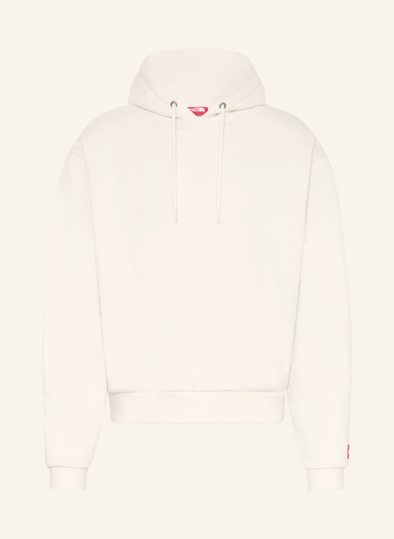 THE NORTH FACE Oversized-Hoodie RED BOX: ECRU