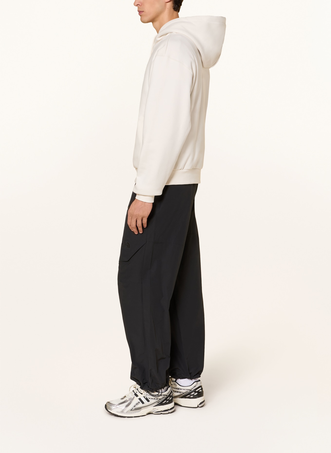 THE NORTH FACE Oversized-Hoodie RED BOX: ECRU