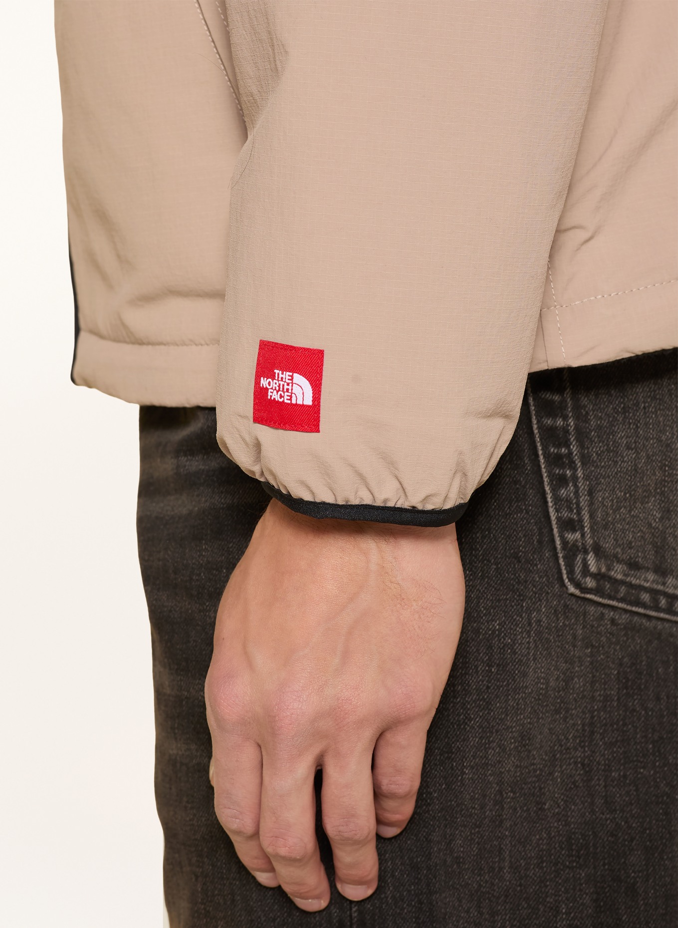 THE NORTH FACE RED BOX REVERSIBLE jacket: BEIGE / BLACK