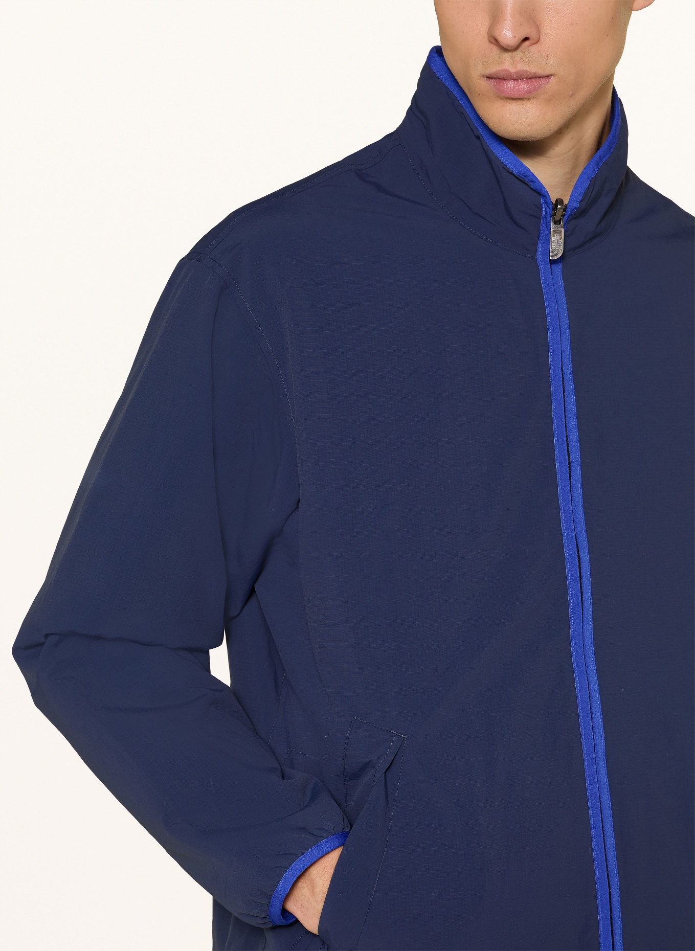 THE NORTH FACE RED BOX REVERSIBLE jacket: DARK BLUE / BLUE