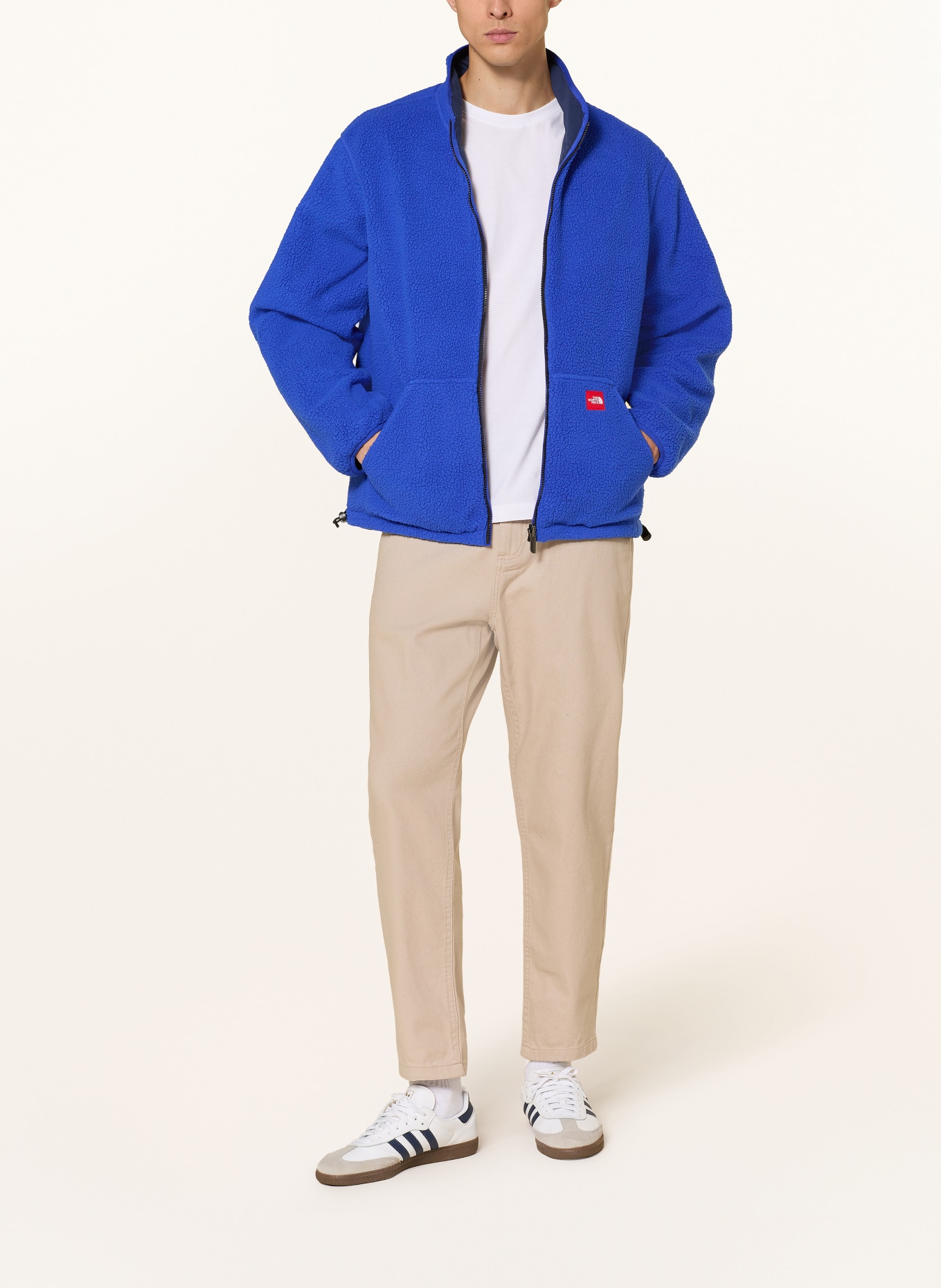 THE NORTH FACE RED BOX REVERSIBLE jacket: DARK BLUE / BLUE