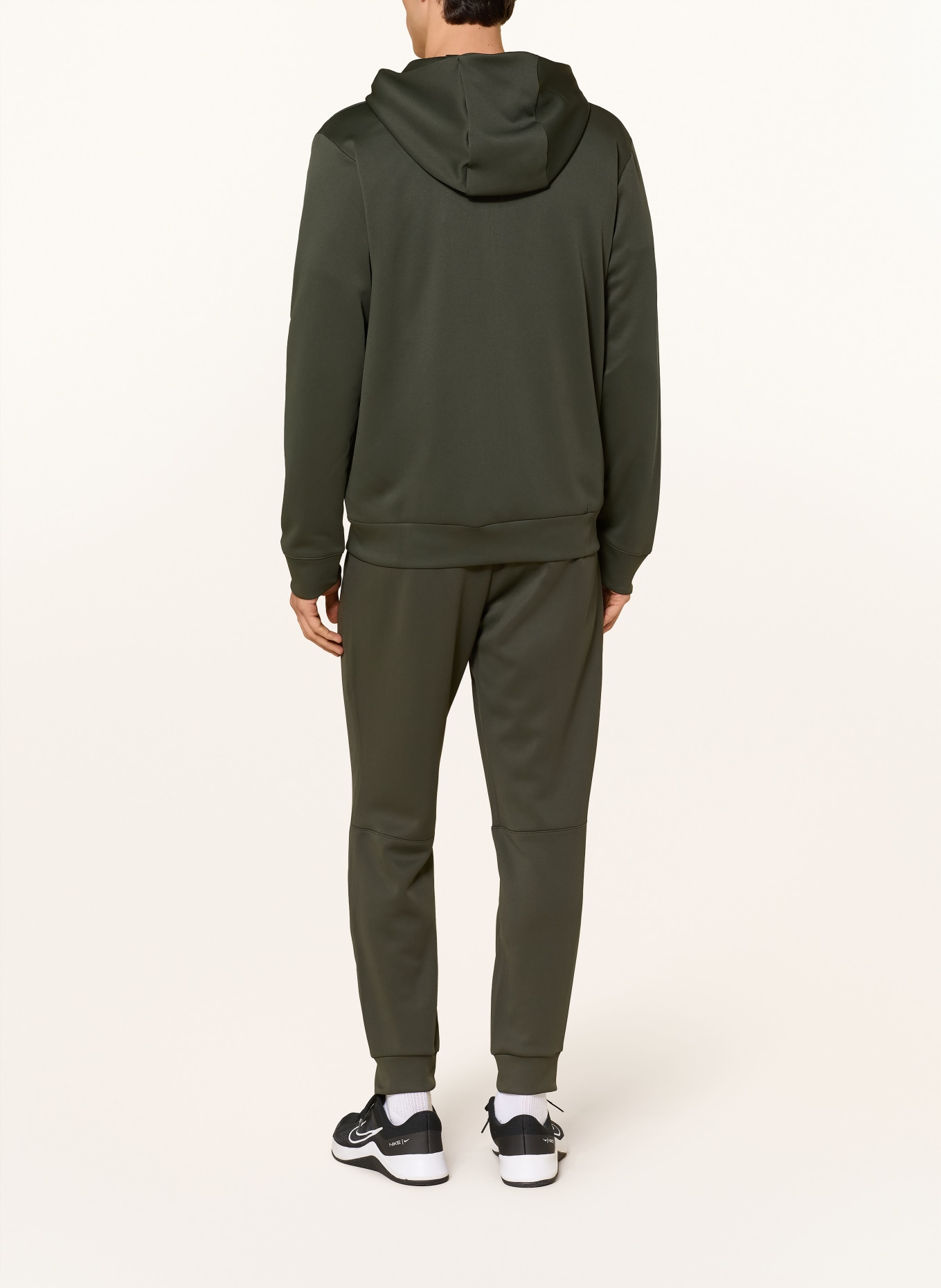 Nike Trainingsjacke DRI-FIT UV FLEX FLEECE: DUNKELGRÜN / SCHWARZ