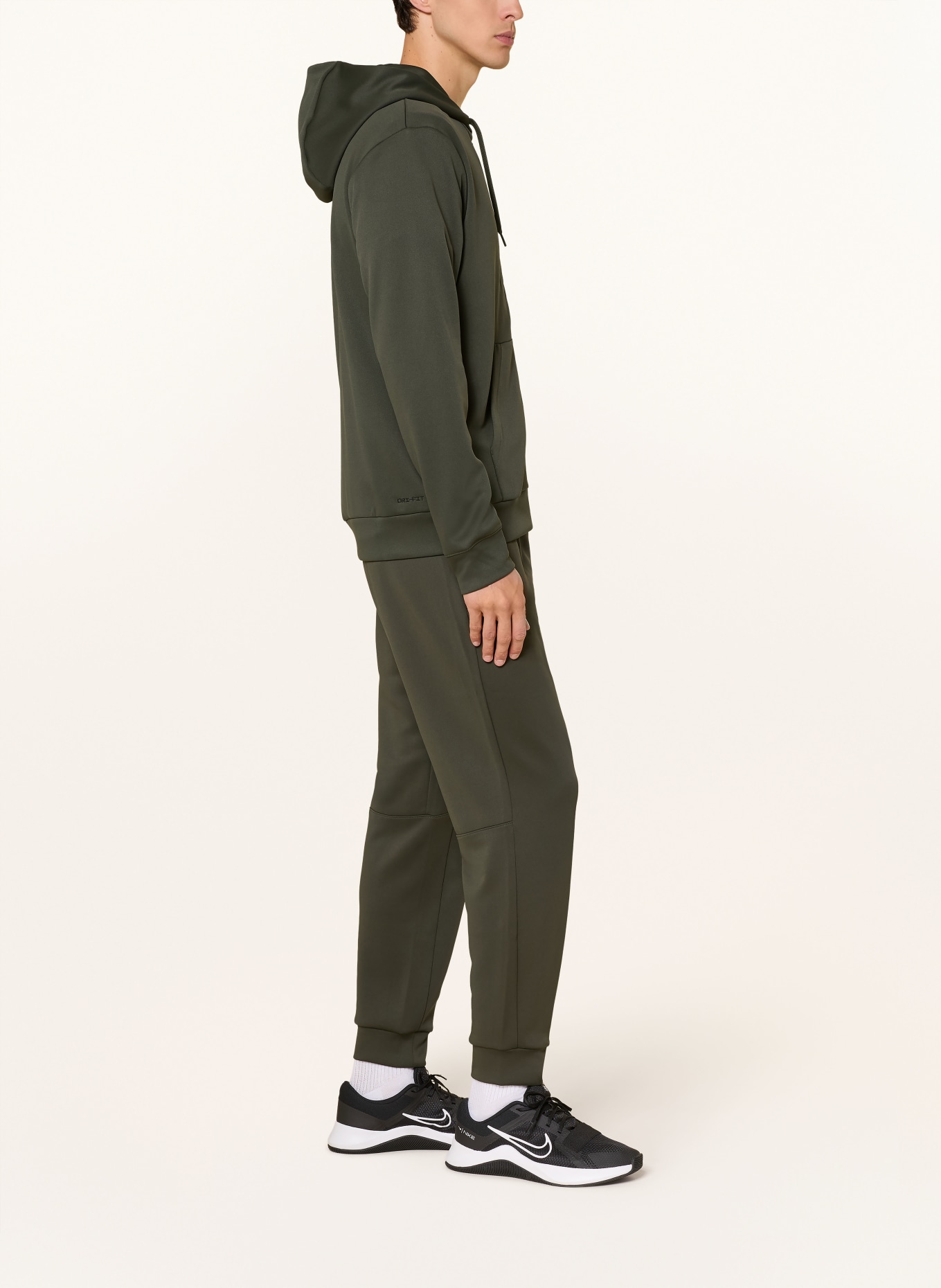 Nike Trainingsjacke DRI-FIT UV FLEX FLEECE: DUNKELGRÜN / SCHWARZ