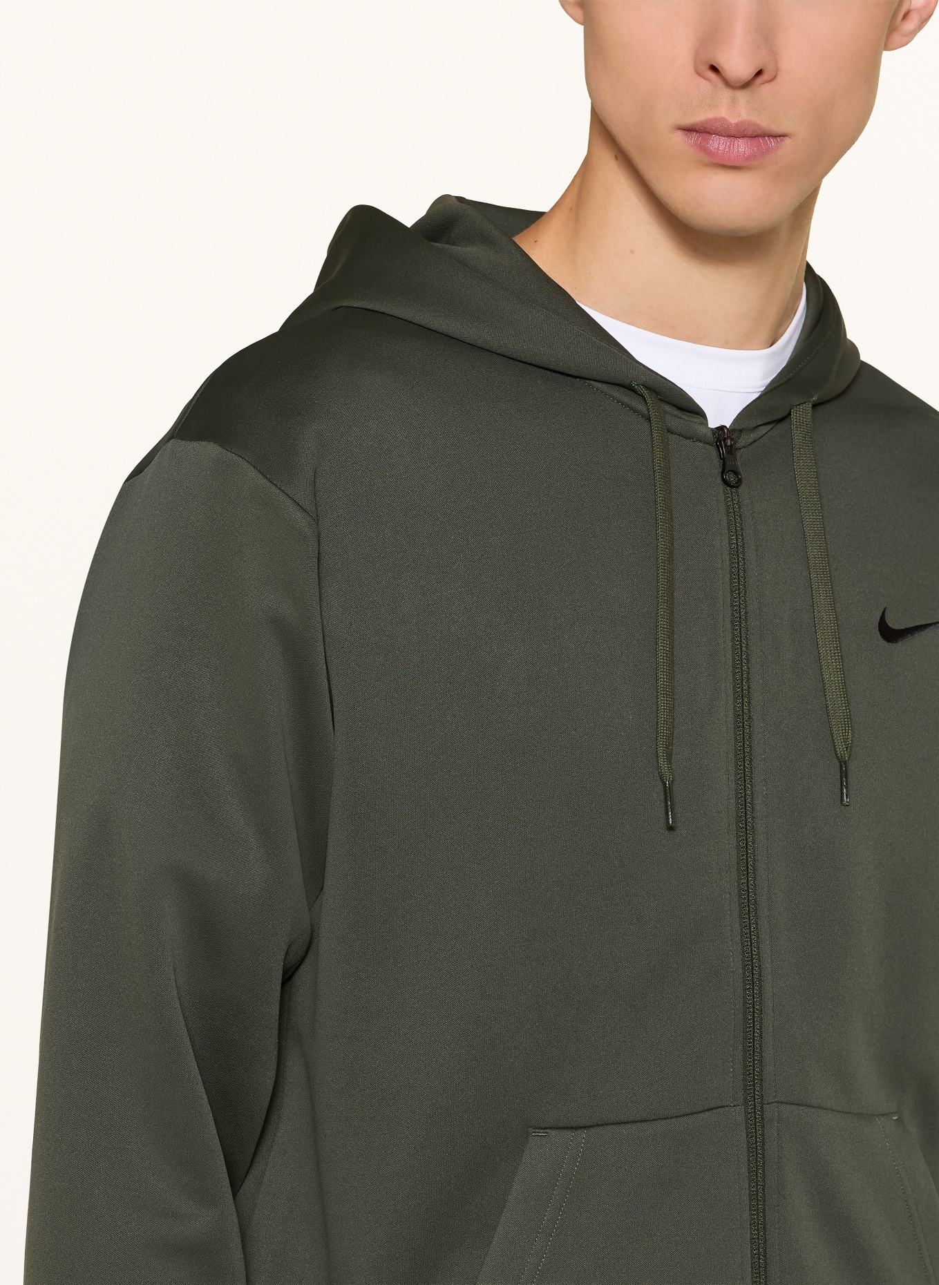 Nike Trainingsjacke DRI-FIT UV FLEX FLEECE: DUNKELGRÜN / SCHWARZ