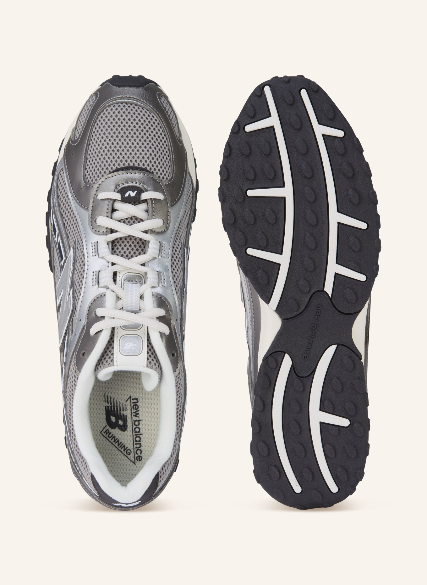 new balance Teniska 240L: ŠEDÁ / STŘÍBRNÁ