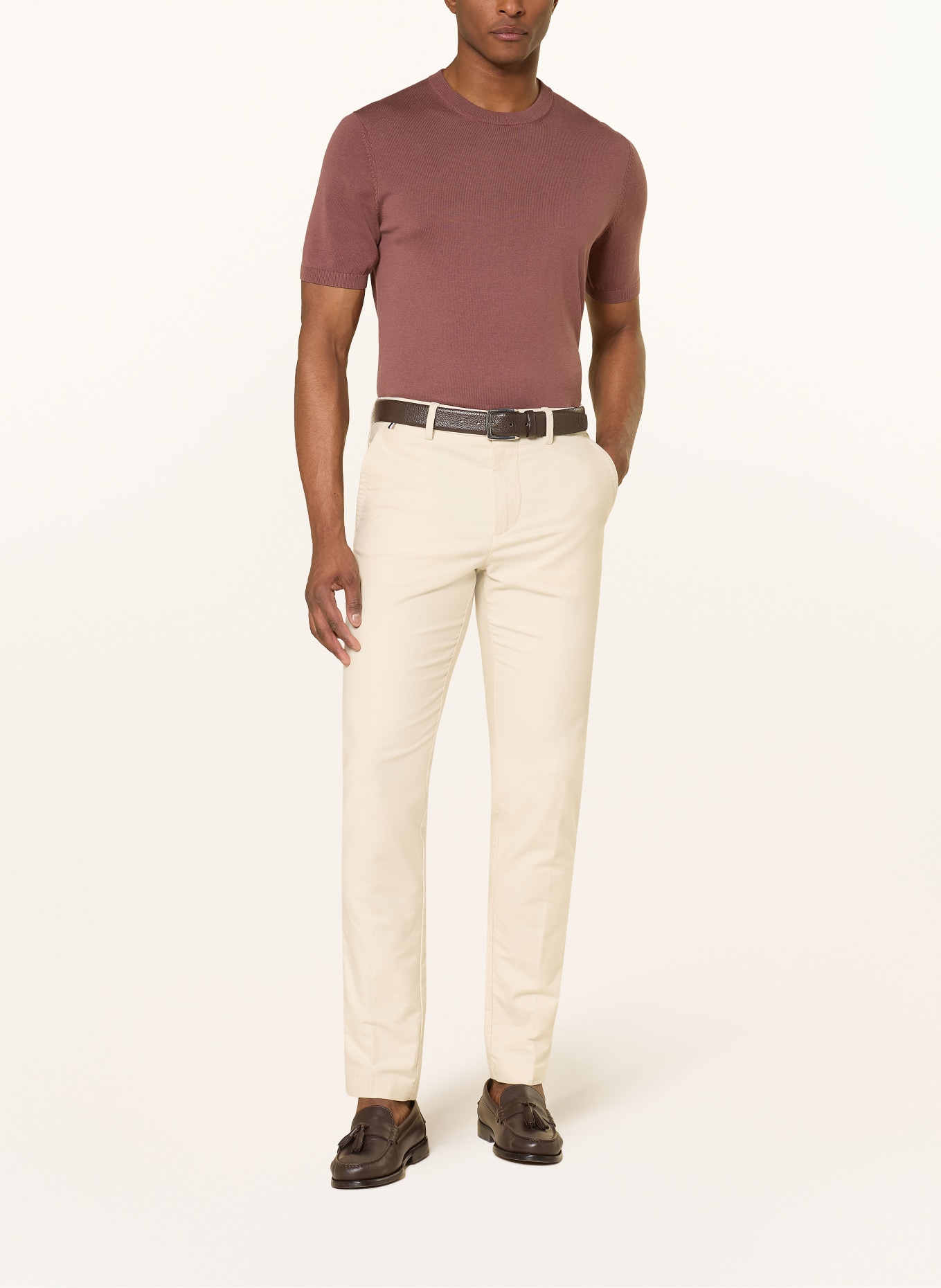 ROY ROBSON Strickshirt: DUNKELROT