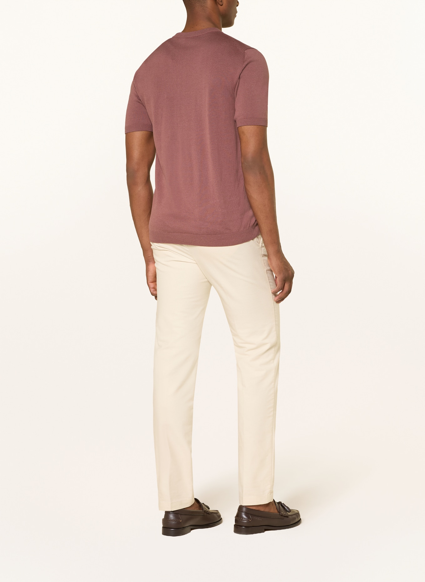 ROY ROBSON Strickshirt: DUNKELROT