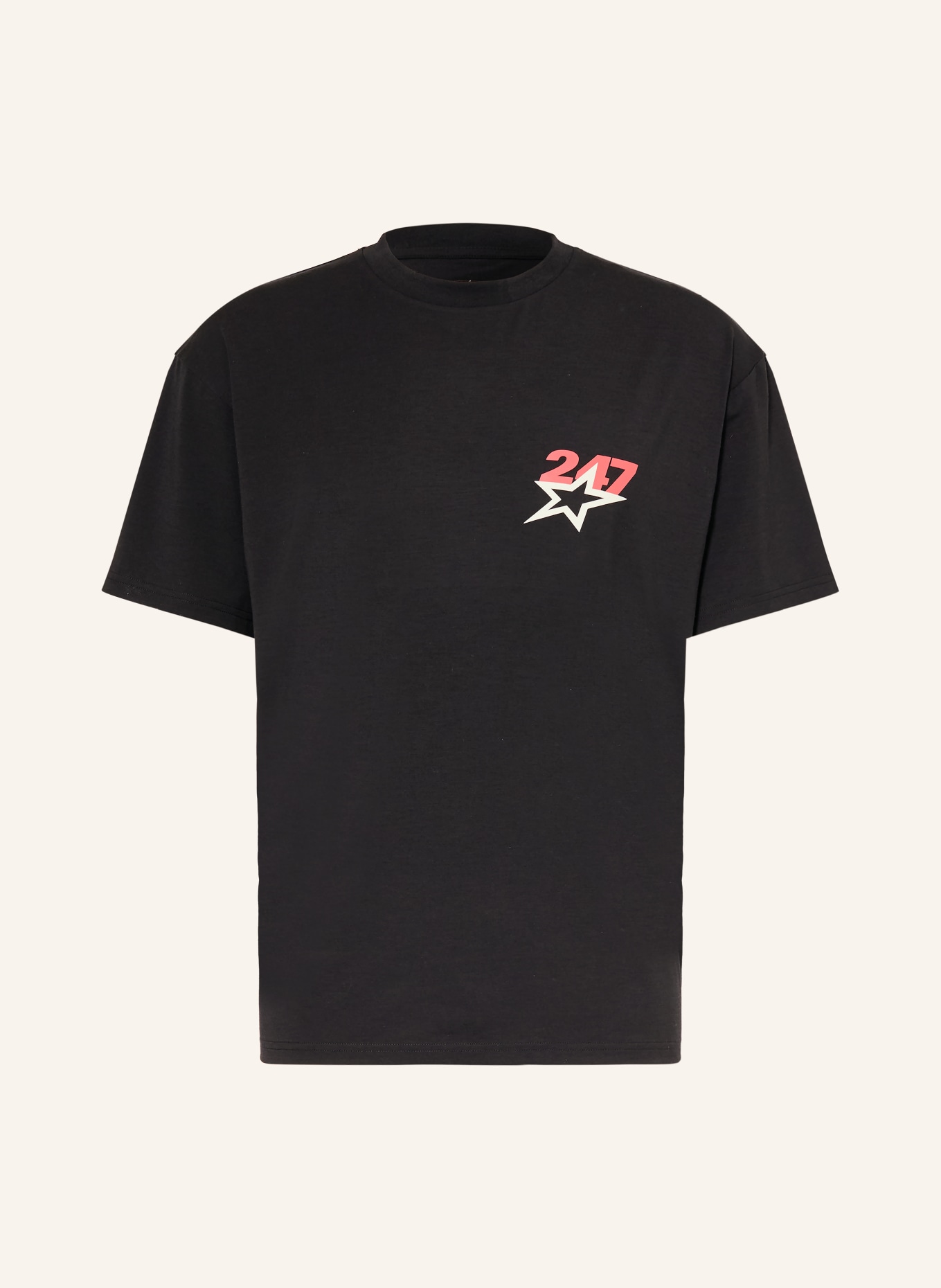 247 REPRESENT Oversized-Shirt TEAM 247: SCHWARZ