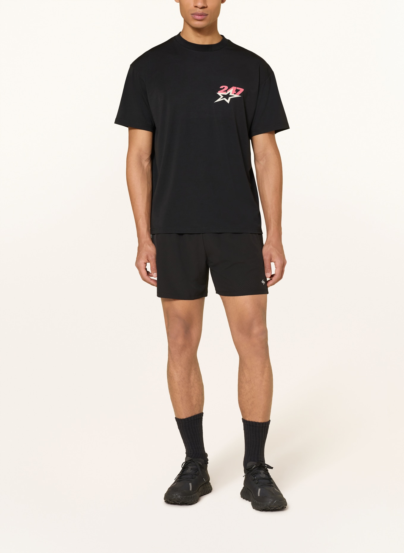 247 REPRESENT Oversized-Shirt TEAM 247: SCHWARZ