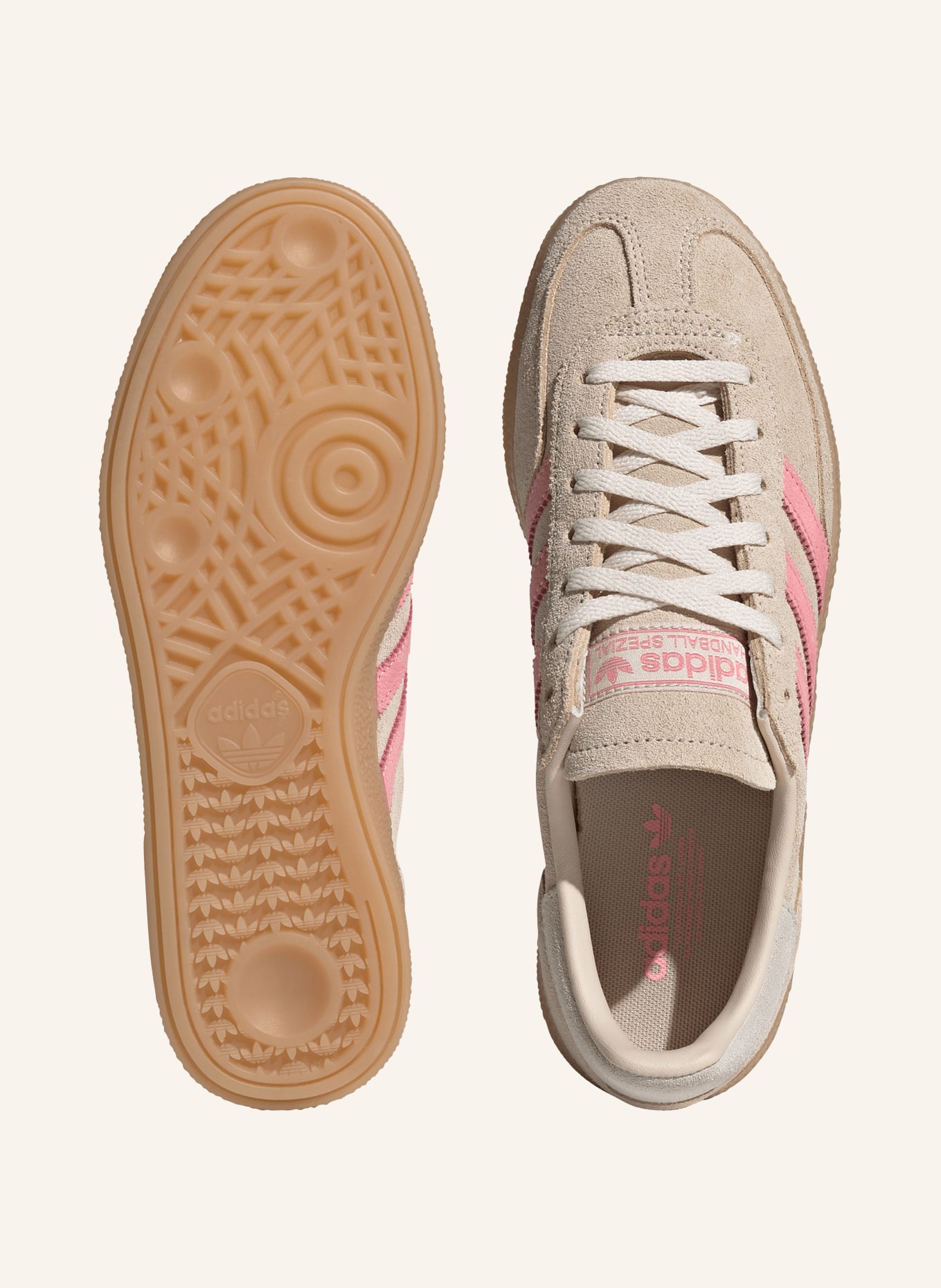 adidas Originals Sneaker HANDBALL SPEZIAL: BEIGE / ROSA